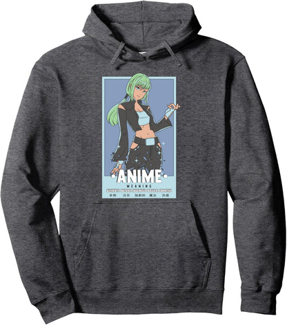Authentic Notable Ingenious Magical Empathic Anime Meaning Pullover Hoodie