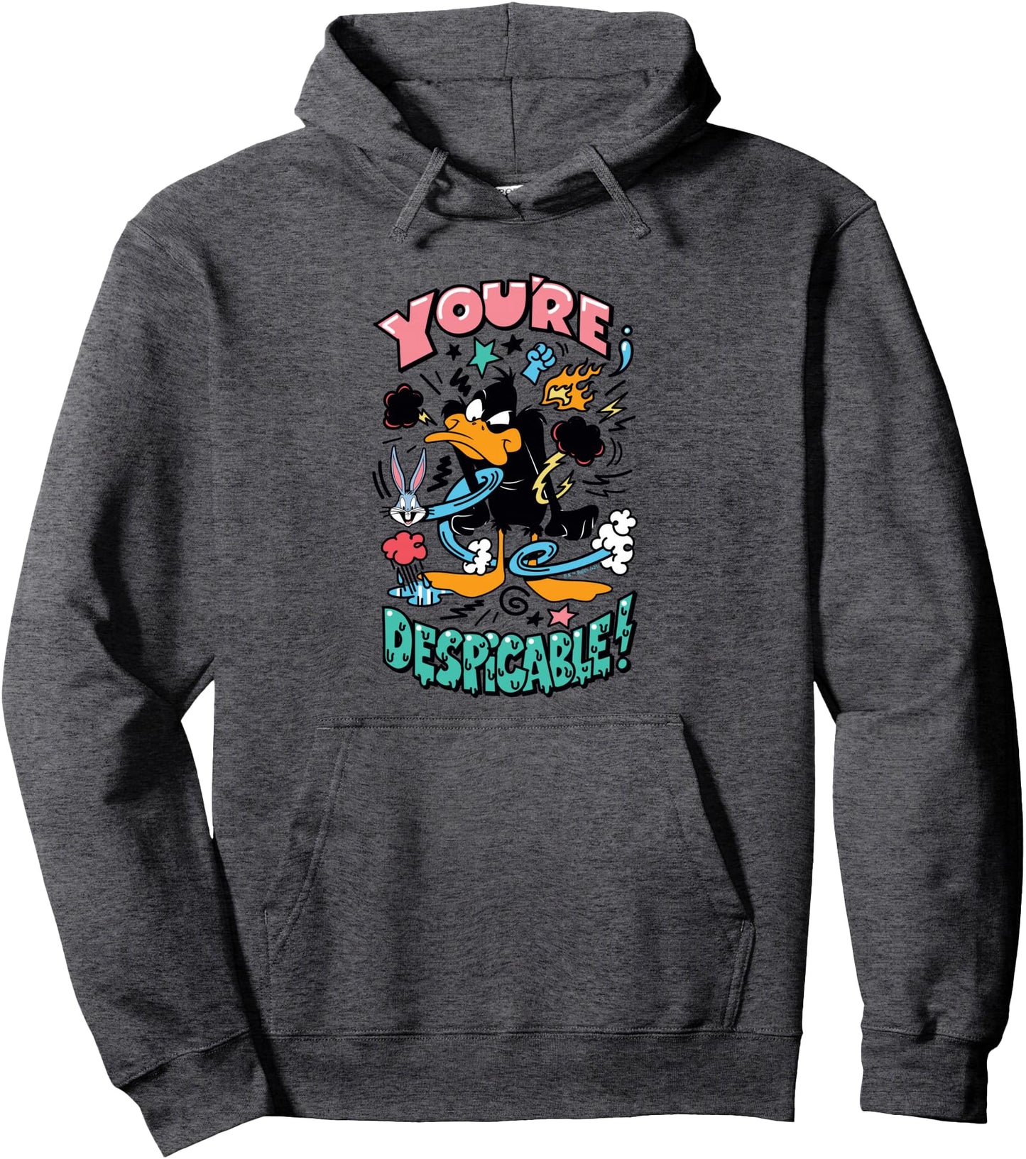 Looney Tunes Daffy Duck You're Despicable Pullover Hoodie