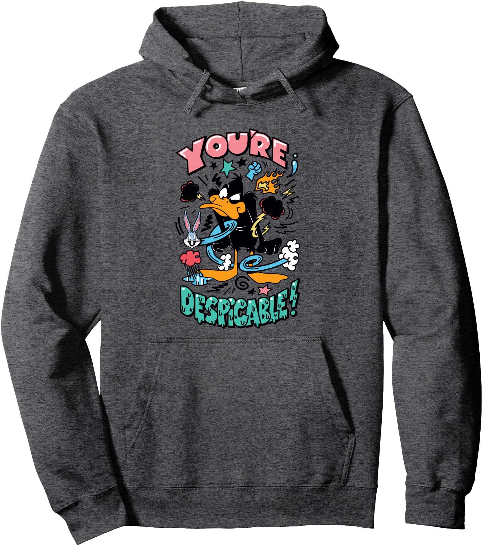 Looney Tunes Daffy Duck You're Despicable Pullover Hoodie