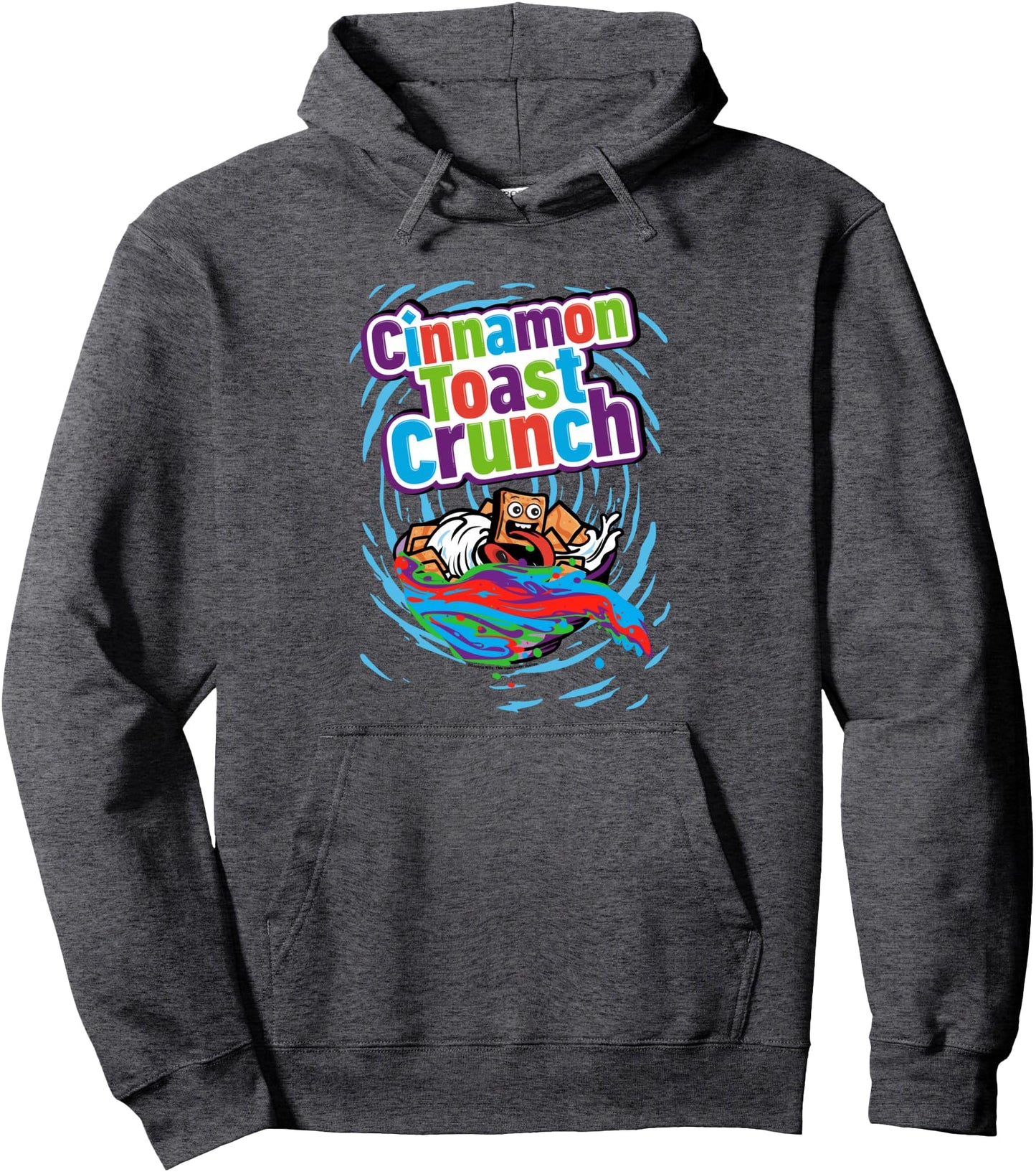 Cinnamon Toast Crunch Surfing Breakfast Cereal Color Logo Pullover Hoodie