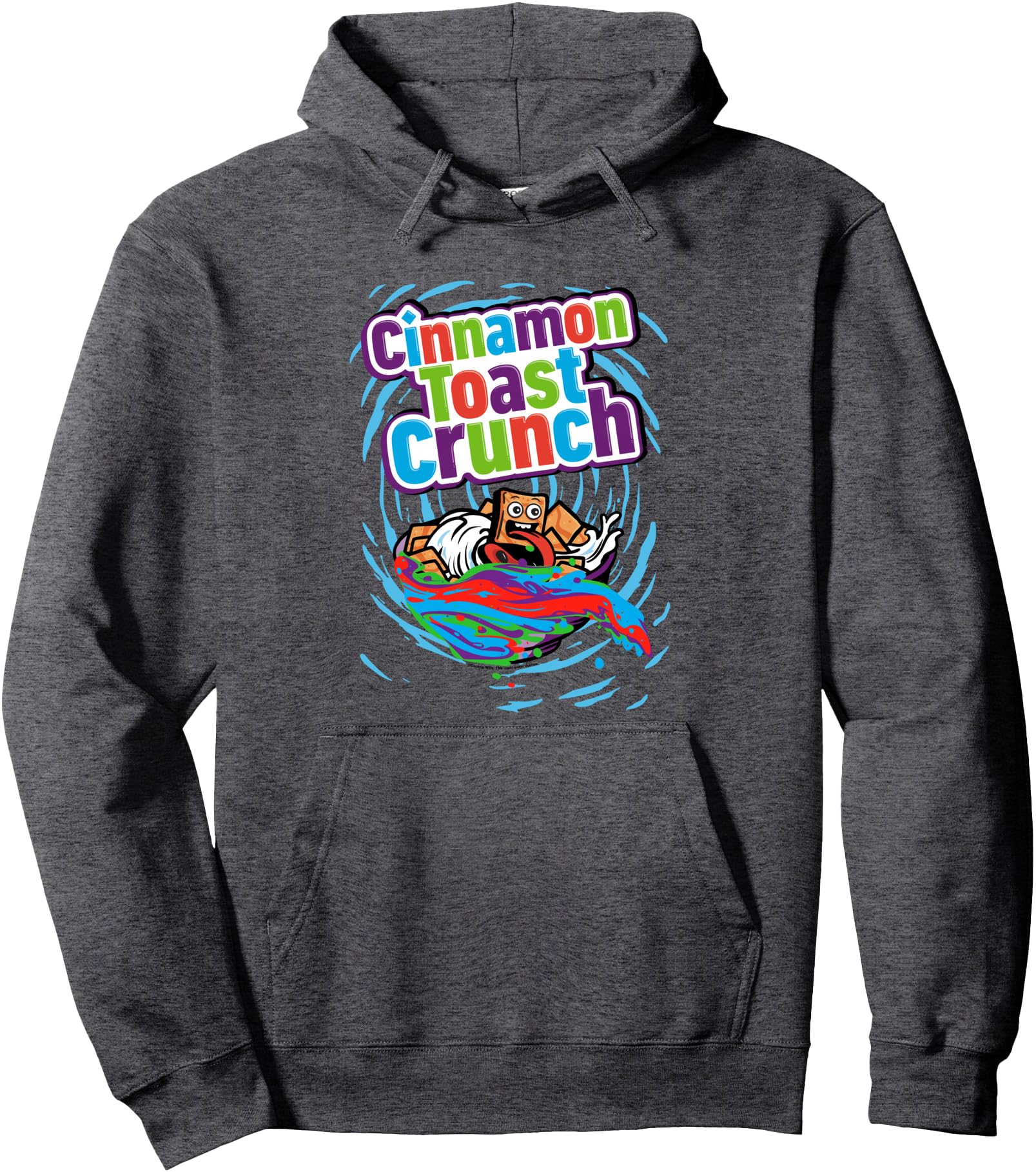 Cinnamon Toast Crunch Surfing Breakfast Cereal Color Logo Pullover Hoodie