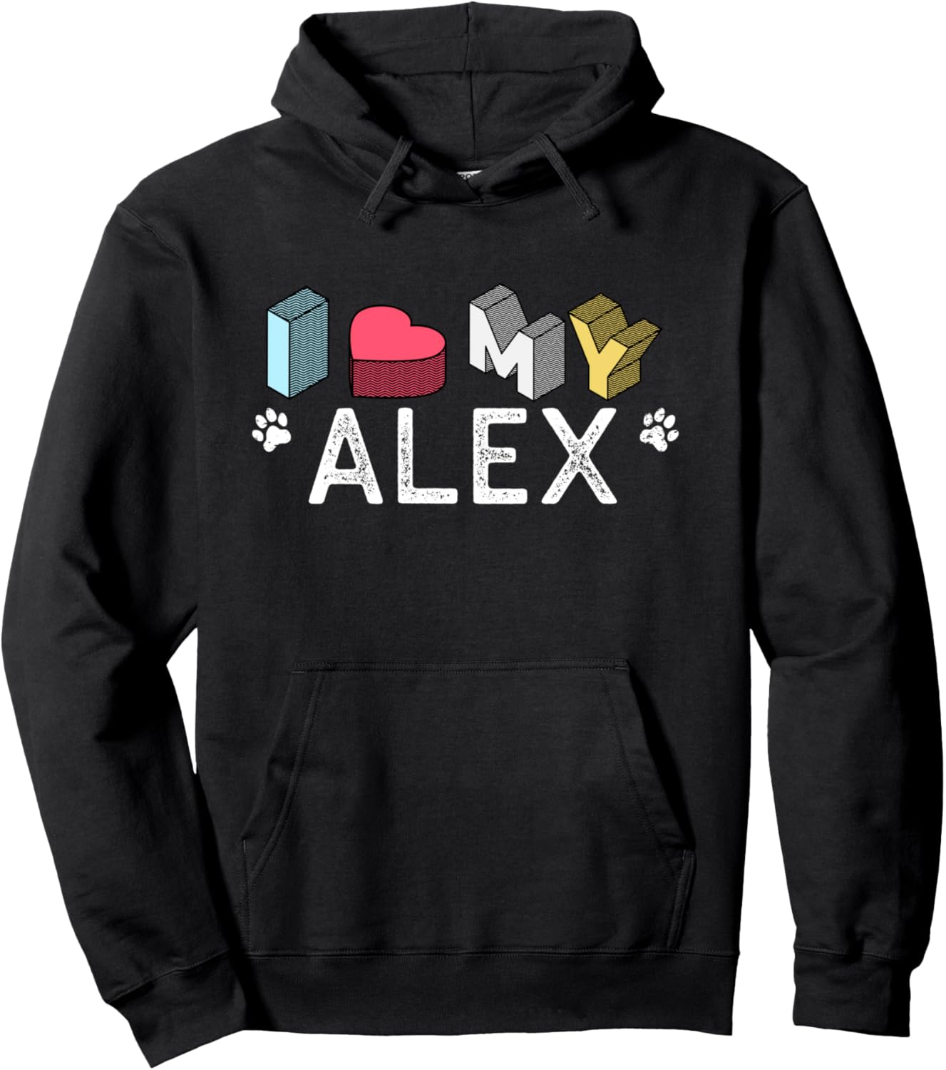 Alex Personalized Dog Name Alex Pet Lover Pullover Hoodie