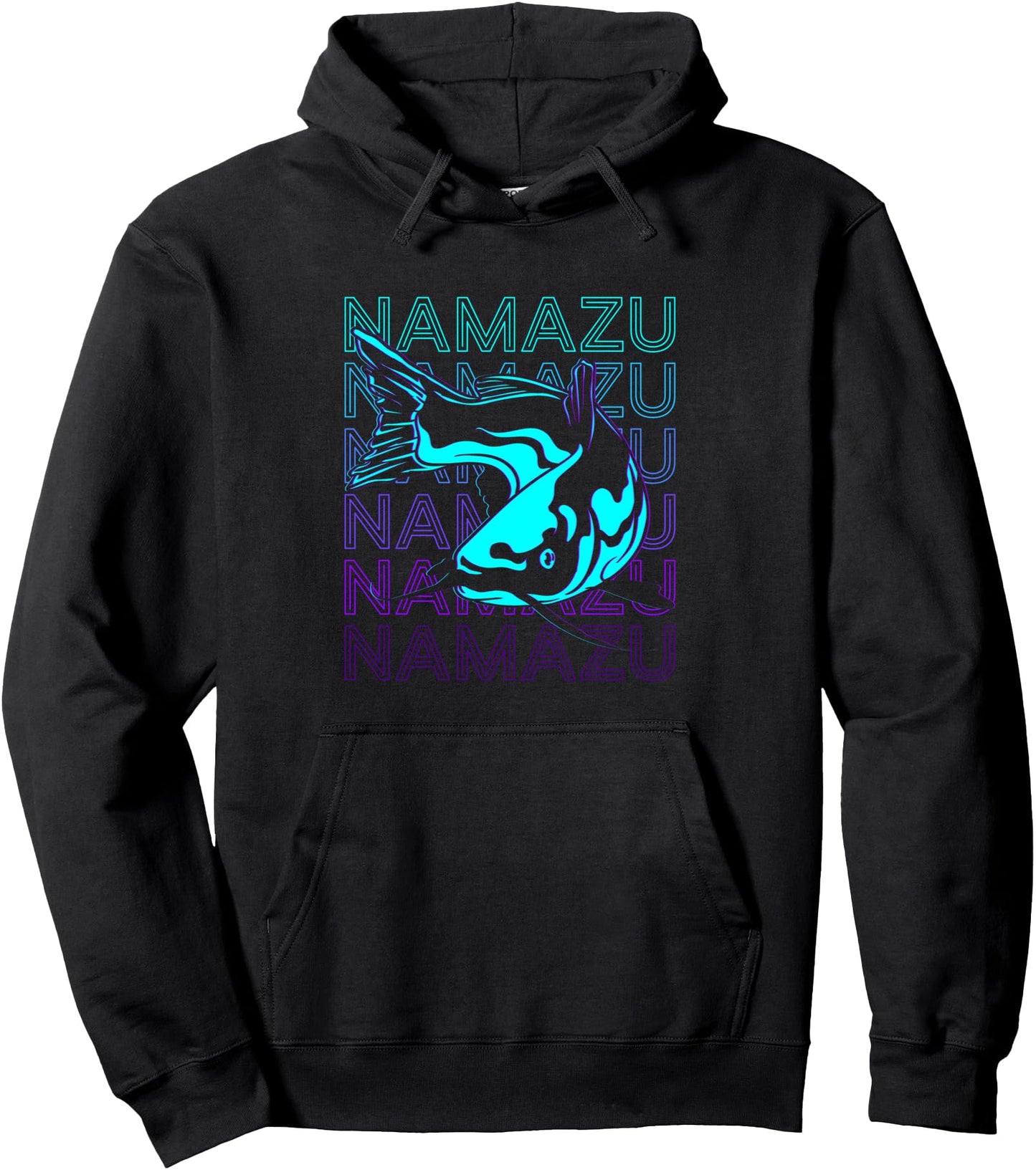 Namazu Earthshaker Japanese Mythology Catfish Retro Pullover Hoodie