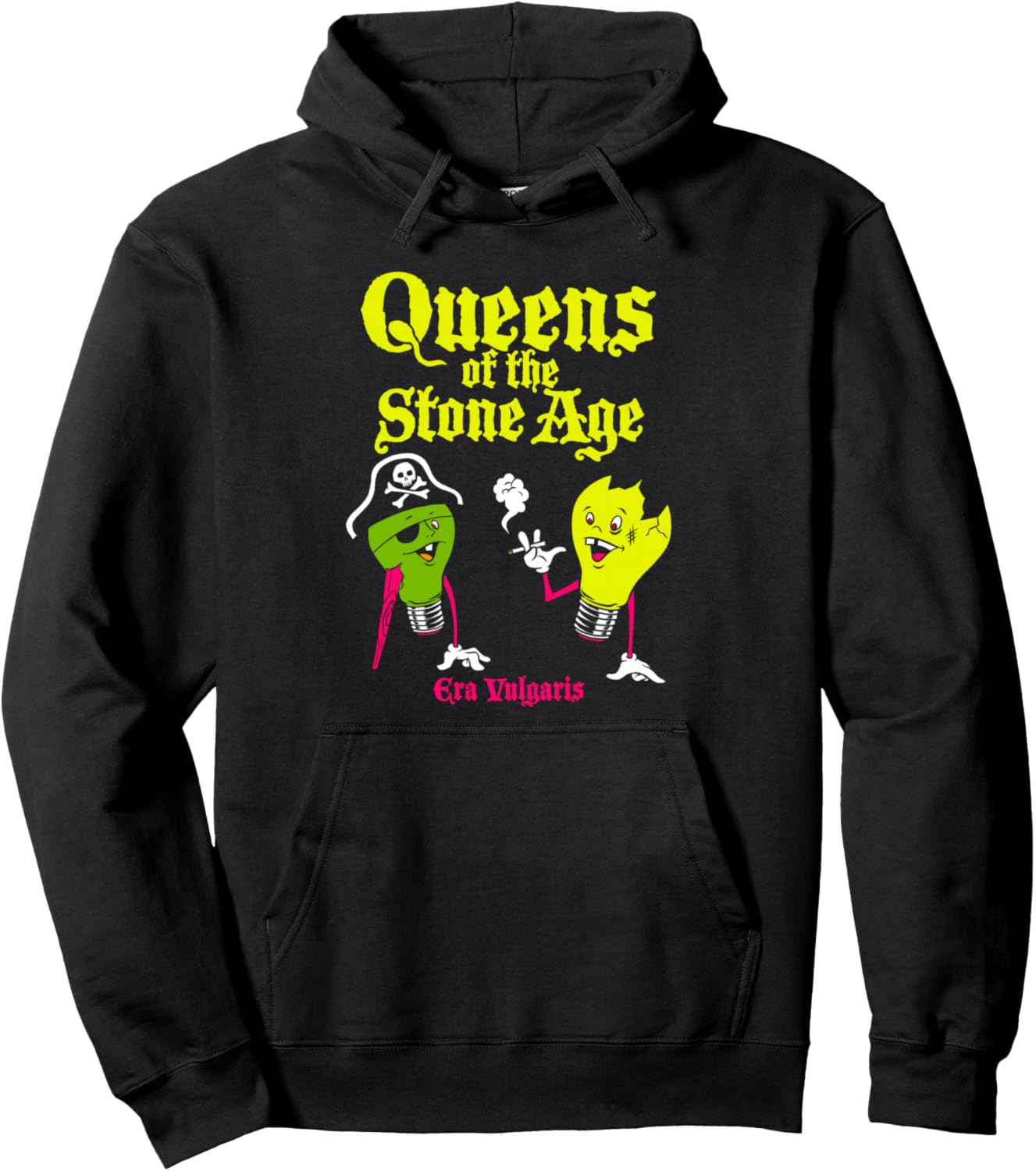Official Queens Of The Stone Age Era Vulgaris Pullover Hoodie
