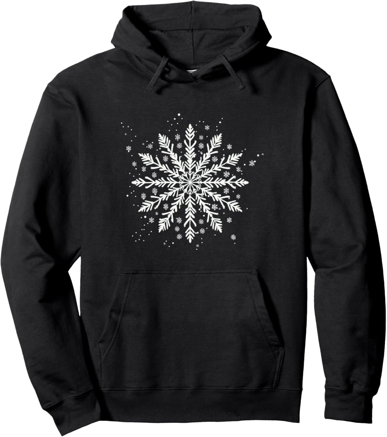 Christmas holiday Snowflake cool novelty Xmas Graphic Pullover Hoodie