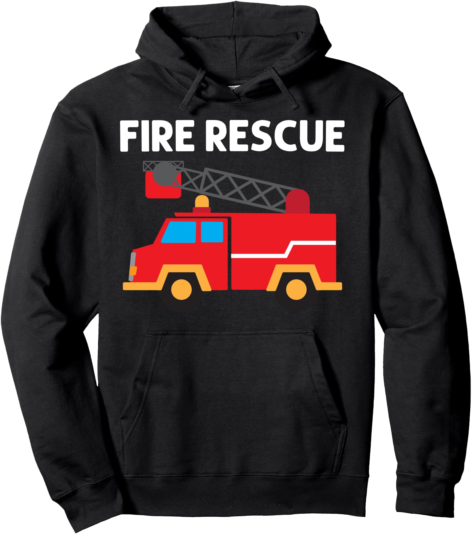 Cool Fire Truck Art For Men Women Firetruck Firefighter Pullover Hoodie