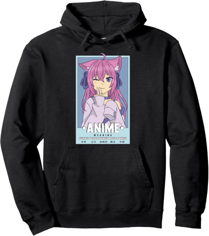 Authentic Notable Ingenious Magical Empathic Anime Meaning Pullover Hoodie