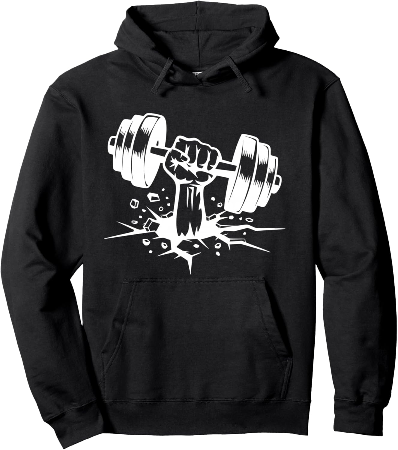 Dumbbell Muscle Weightlifting Weight Gifts Weightlifters Pullover Hoodie
