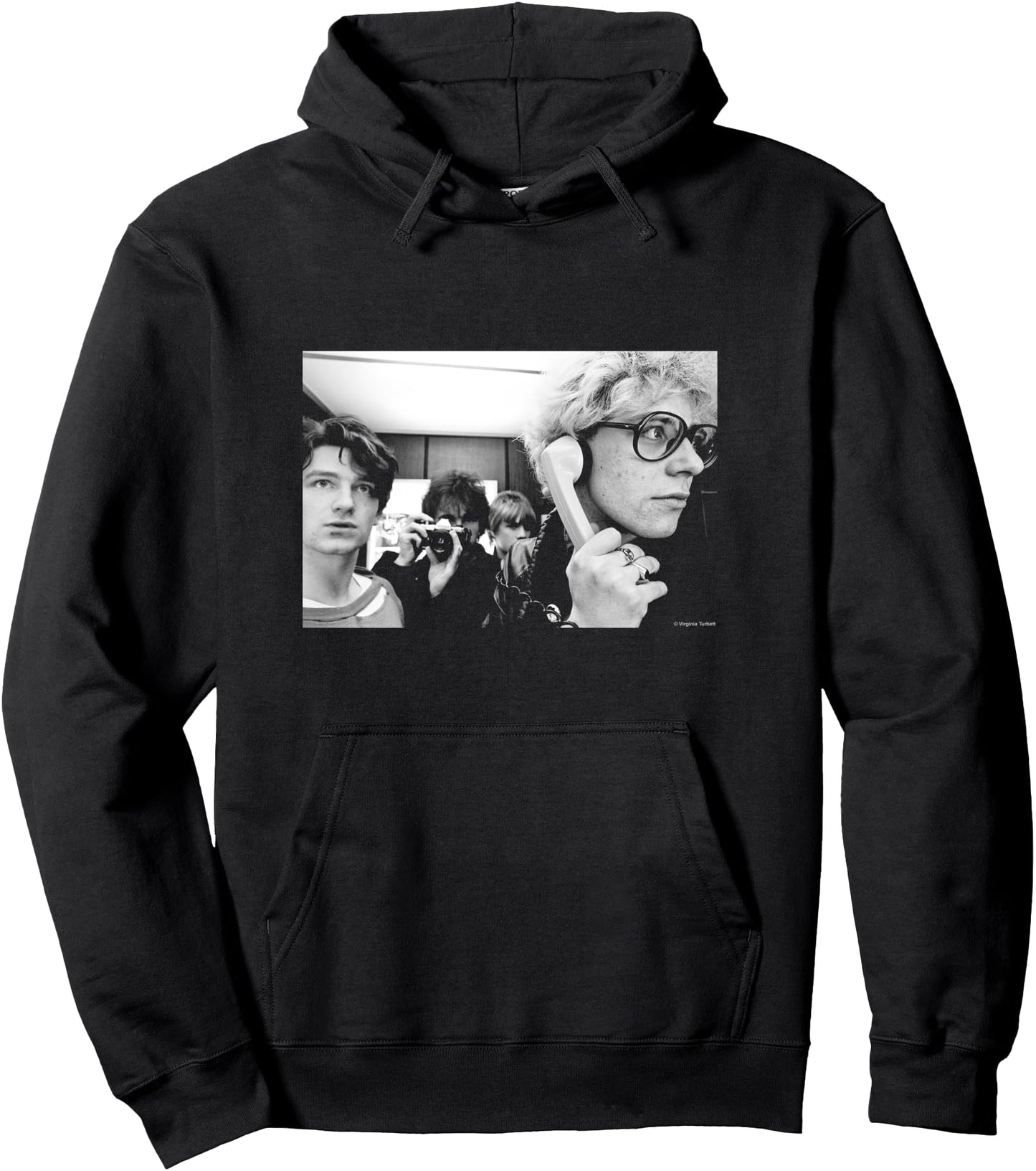 U2 Band Phone Photo 1980 By Virginia Turbett Pullover Hoodie