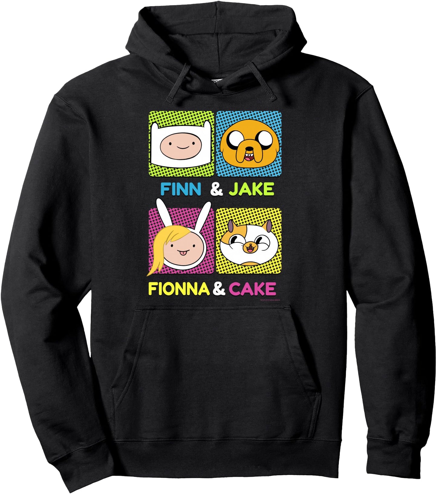 CN Adventure Time Finn & Jake Fionna & Cake Box Up Pullover Hoodie