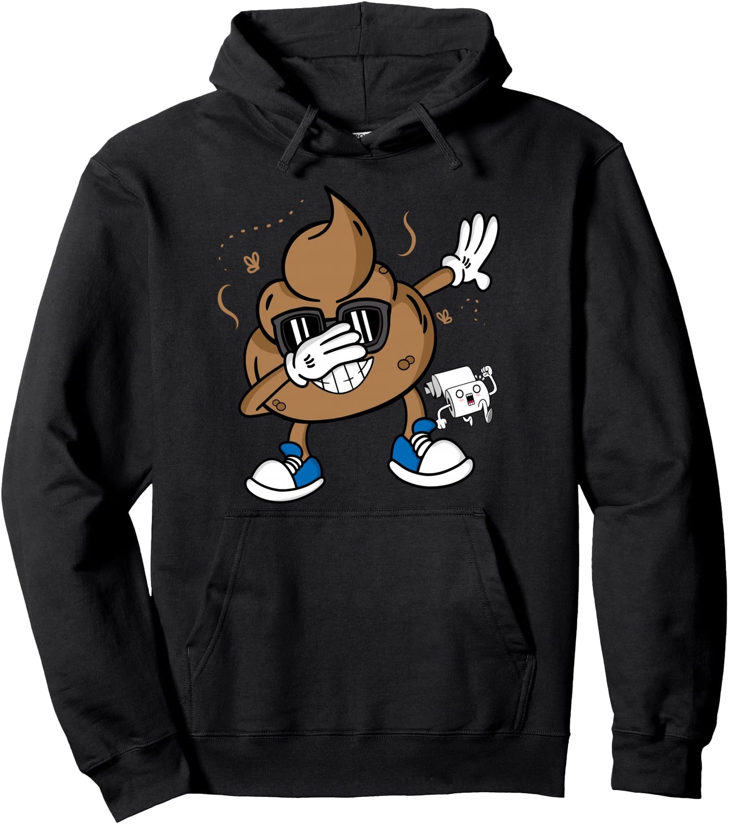Cute dabbing Poop Tee - Funny Emoticon I pooped today Gift Pullover Hoodie