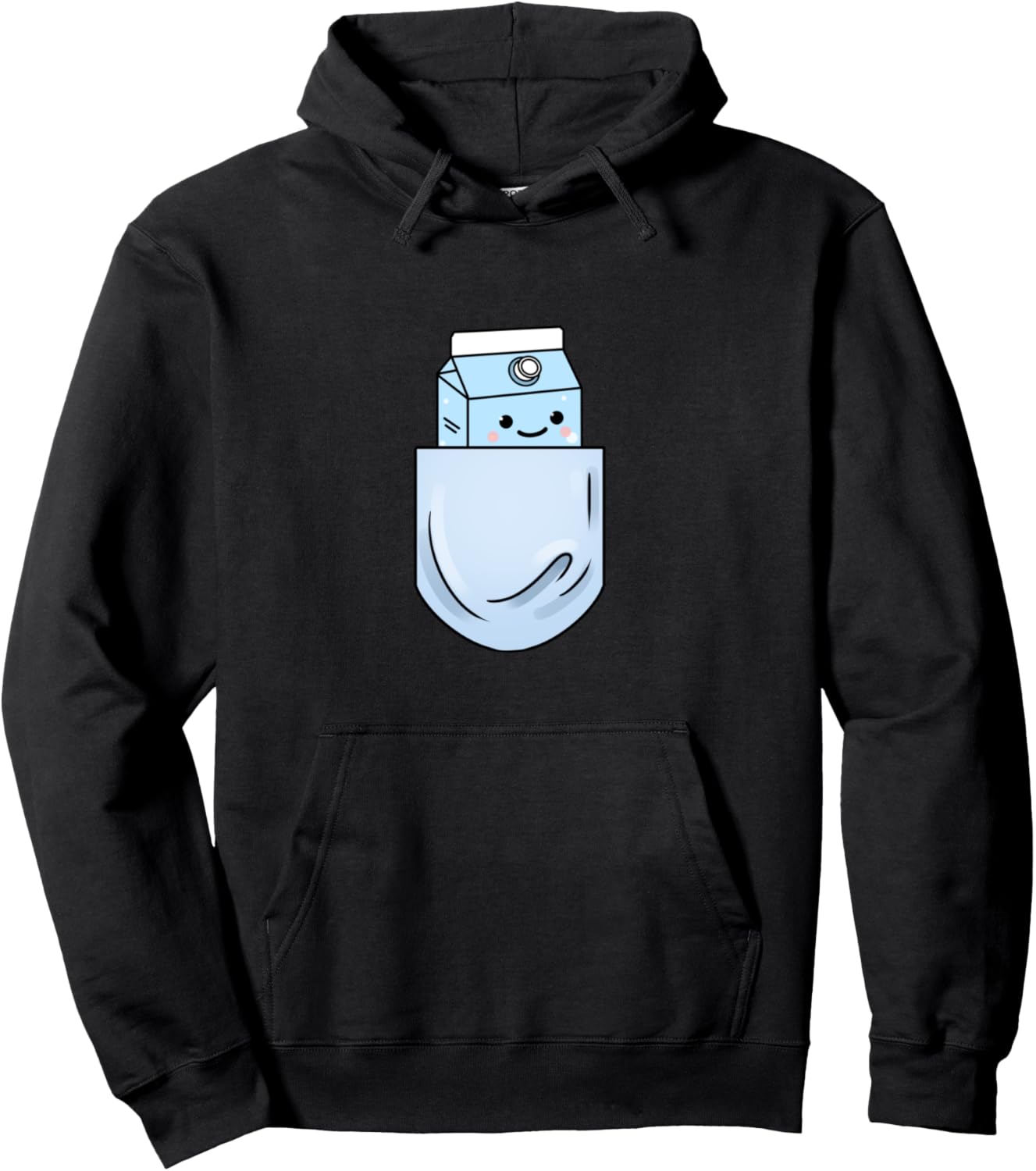 Kawaii Milk In Pocket Kawaii Anime Pullover Hoodie