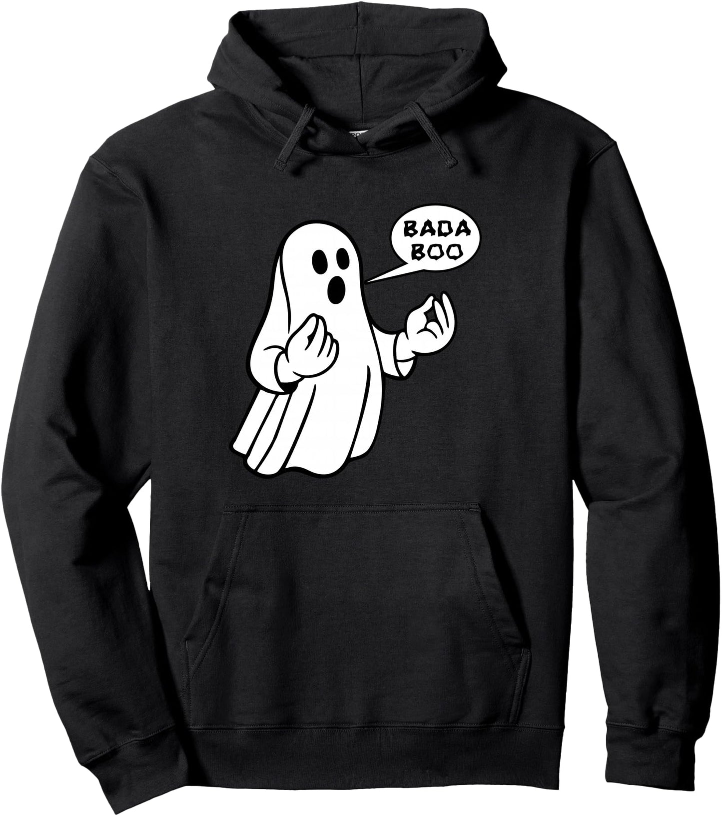 Bada Boo Italian Ghost Funny Halloween Pullover Hoodie