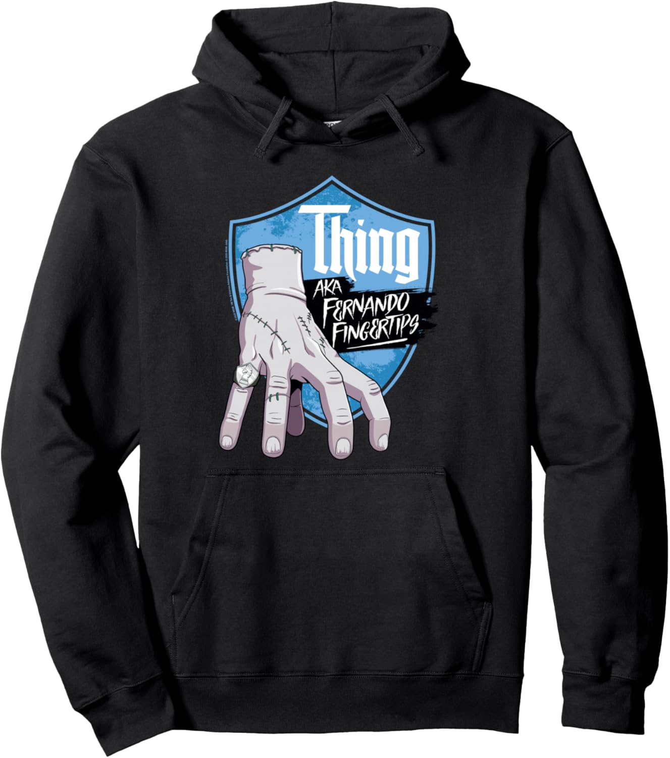 Wednesday Season 2 Thing AKA Fernando Fingertips Logo Pullover Hoodie