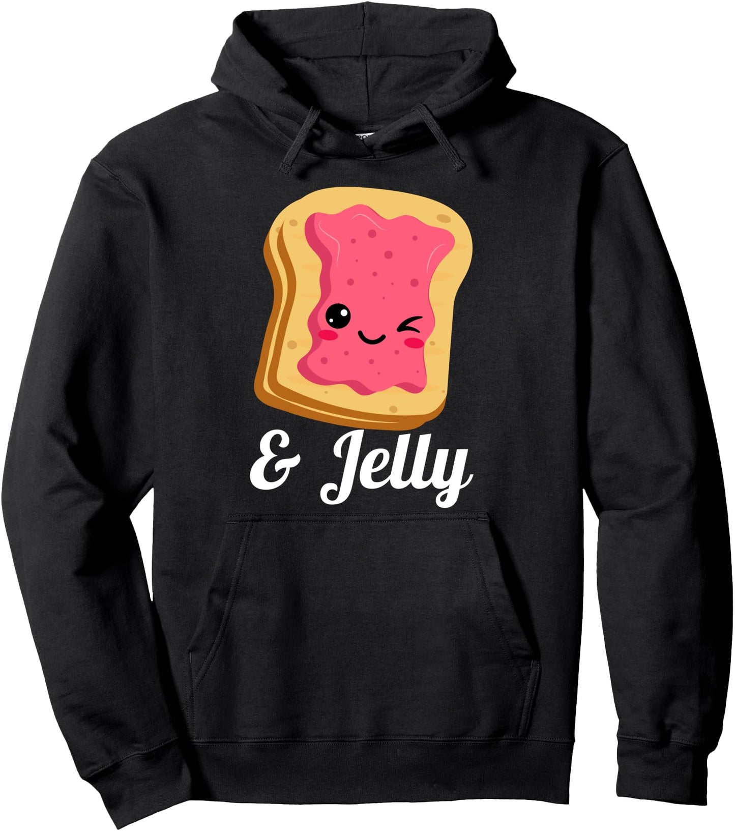 Peanut Butter & Jelly PB&J Matching Strawberry Jam Twins. Pullover Hoodie