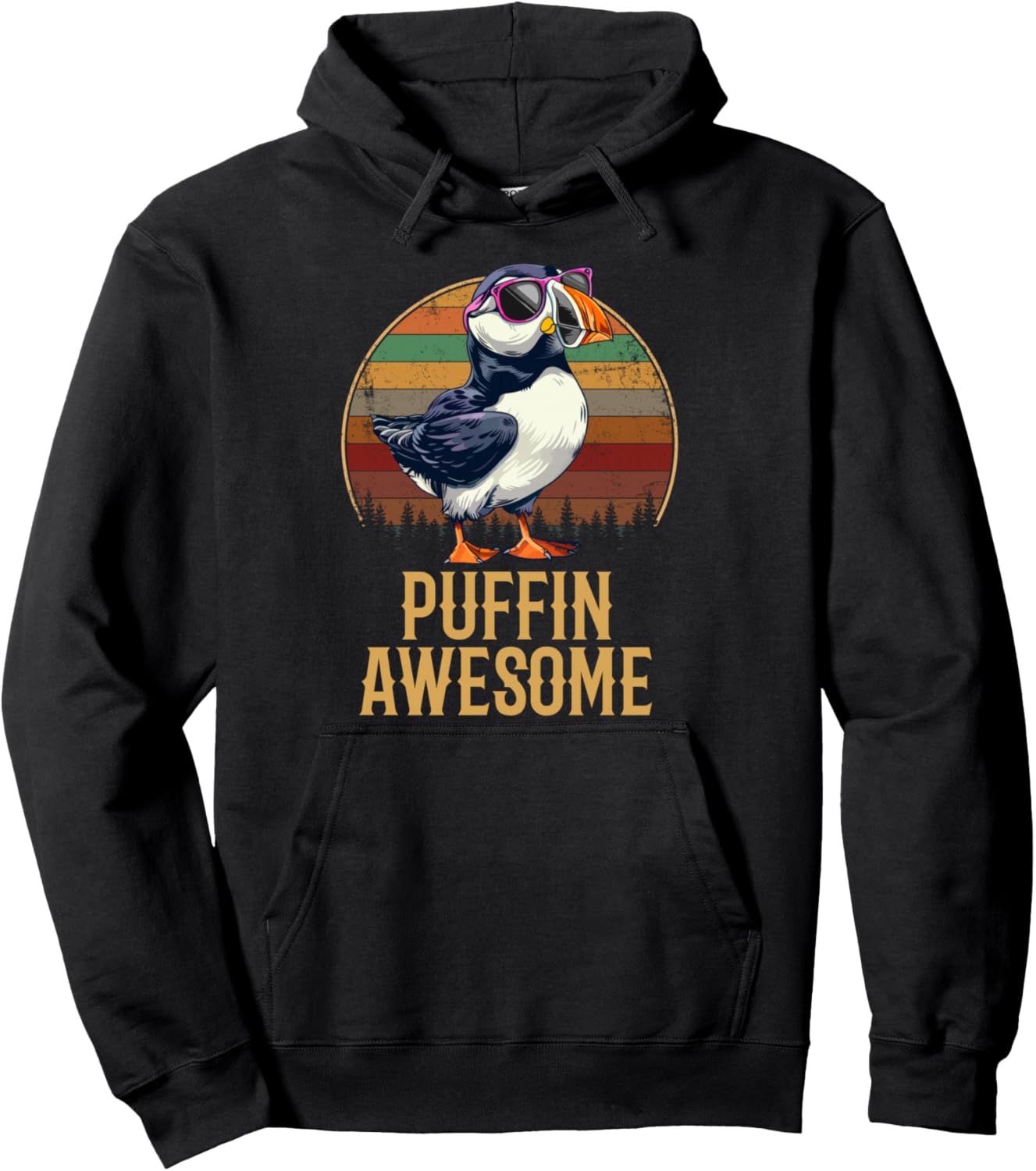puffin awesome, puffin Pullover Hoodie