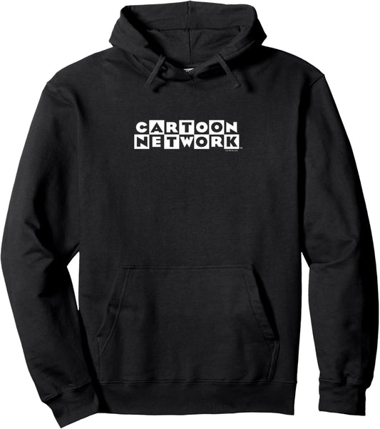 Cartoon Network Black and White Checkerboard Logo TV Pullover Hoodie