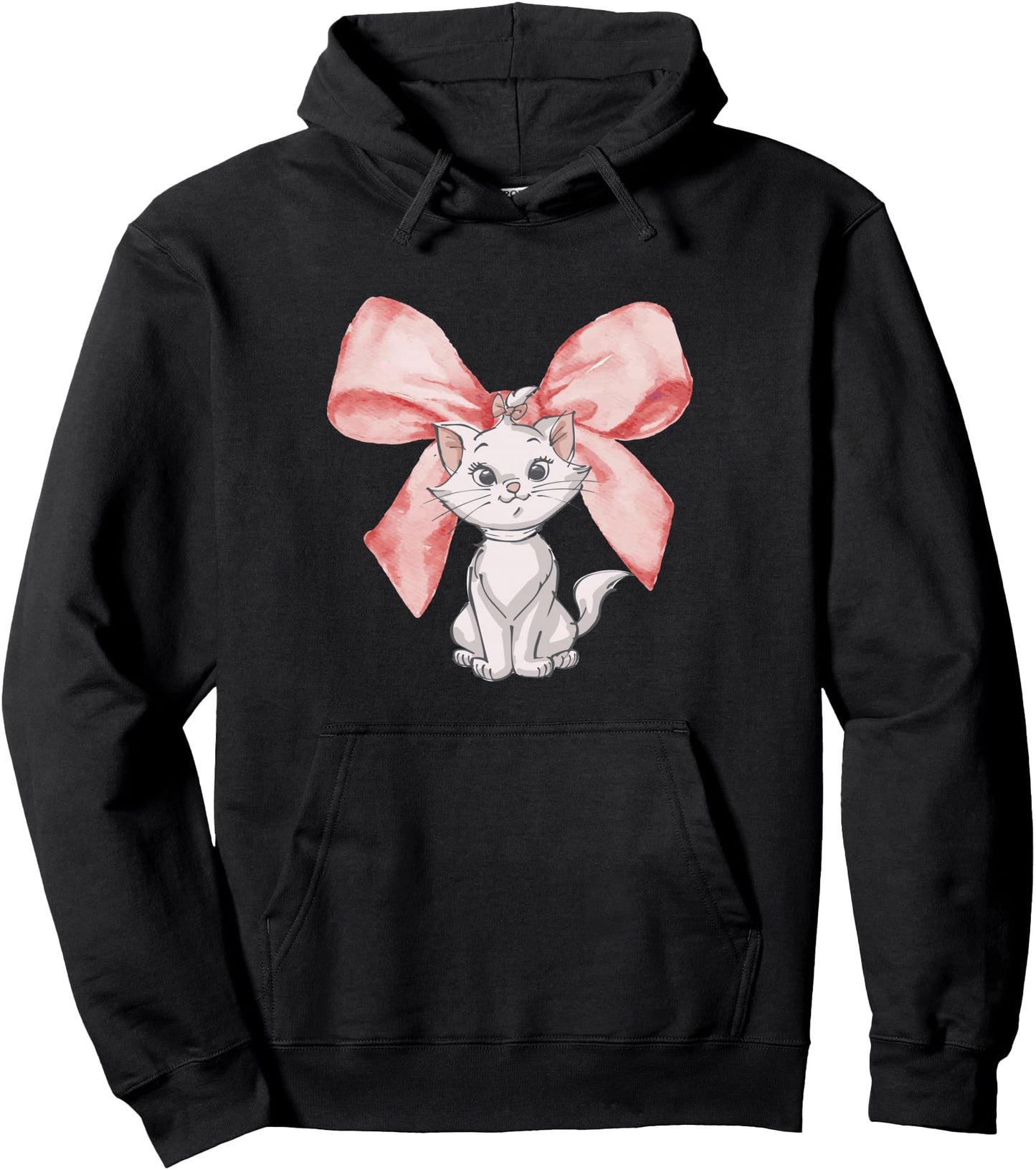 Disney The Aristocats Big Bow Marie Watercolor Pullover Hoodie