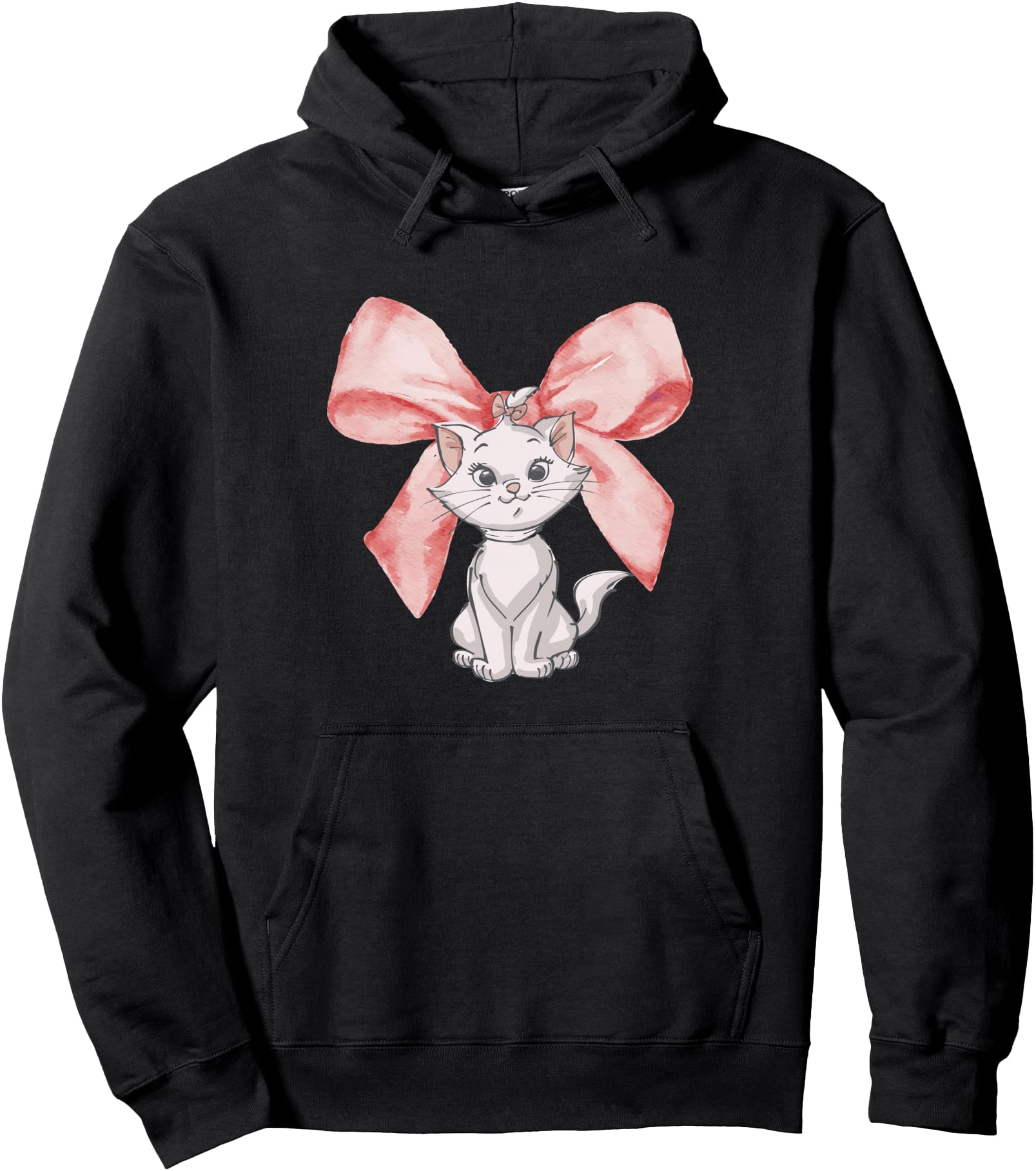 Disney The Aristocats Big Bow Marie Watercolor Pullover Hoodie