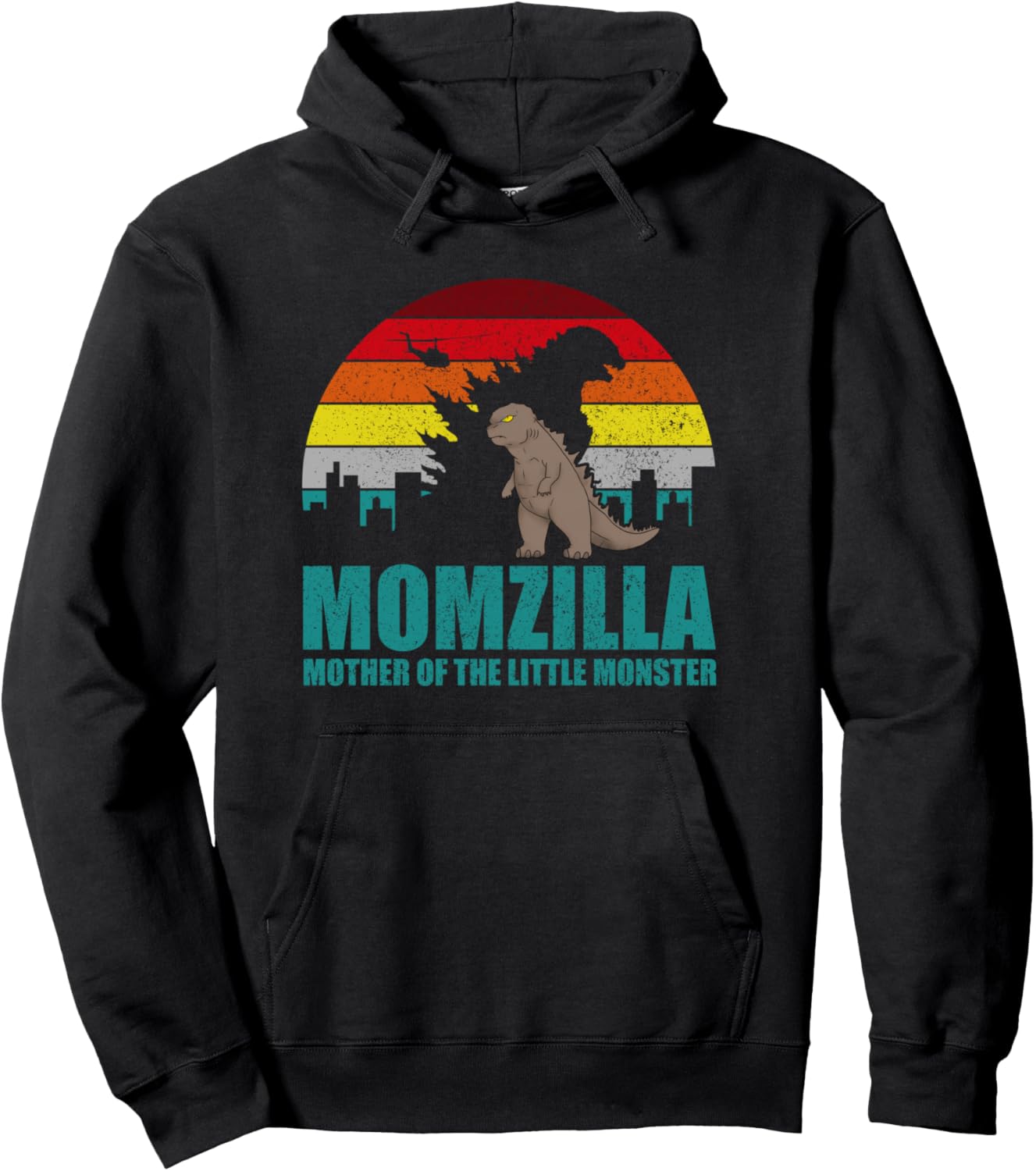 Momzilla Mother Of The Little Monster Pullover Hoodie