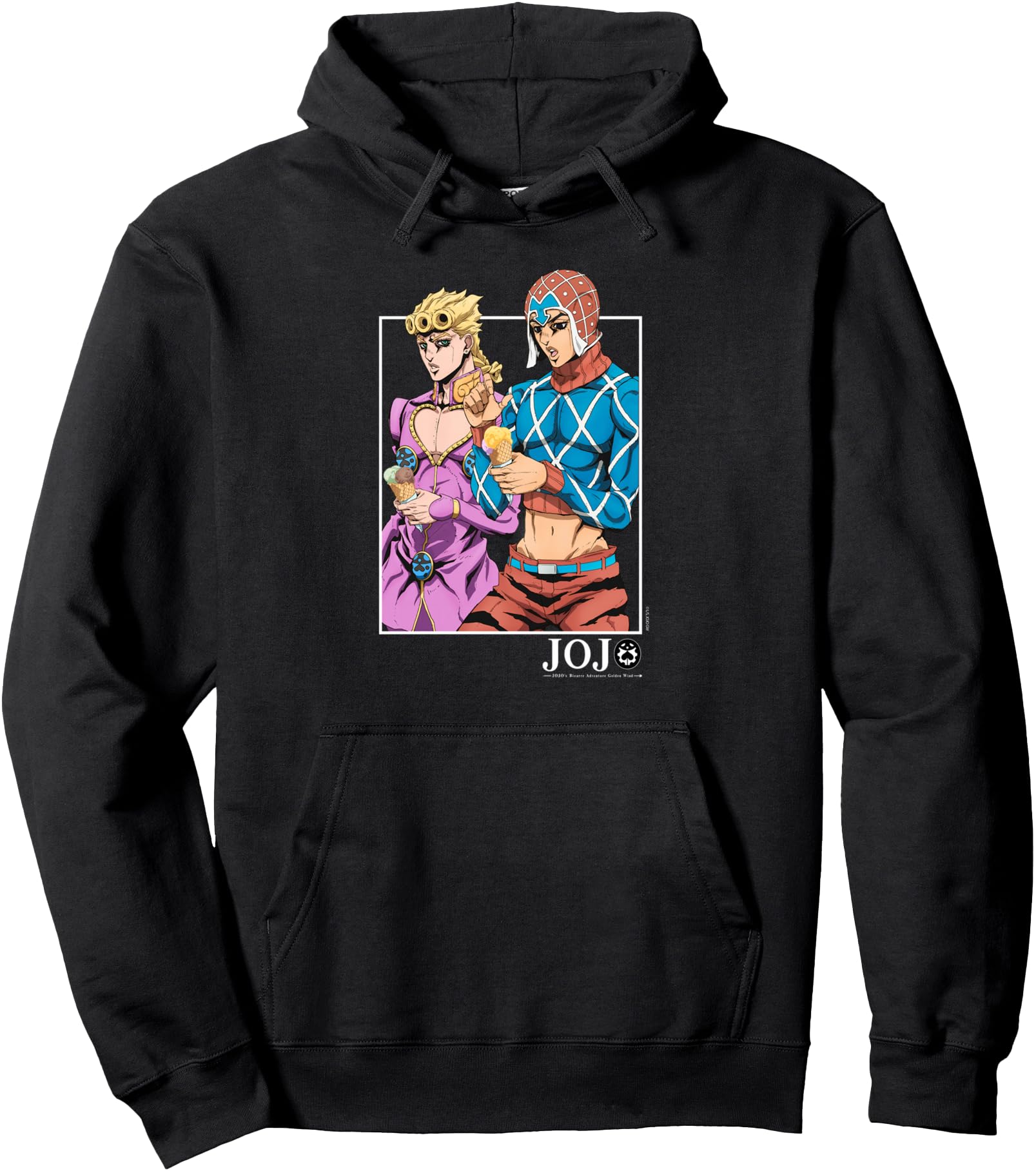 JoJo's Bizarre Adventure Enjoying Ice Cream Anime Pullover Hoodie