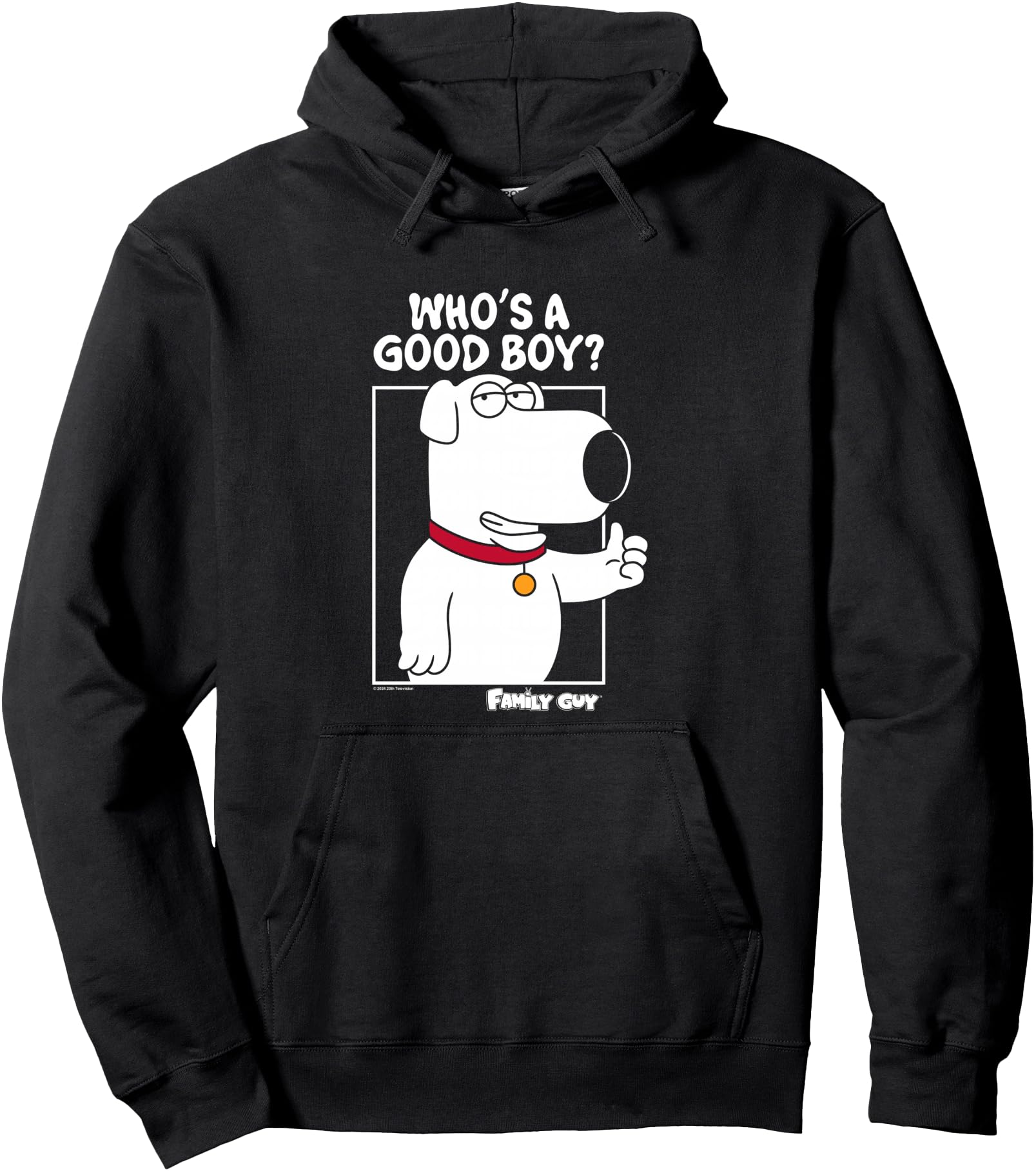 Family Guy Brian Griffin Who's A Good Boy? Pullover Hoodie