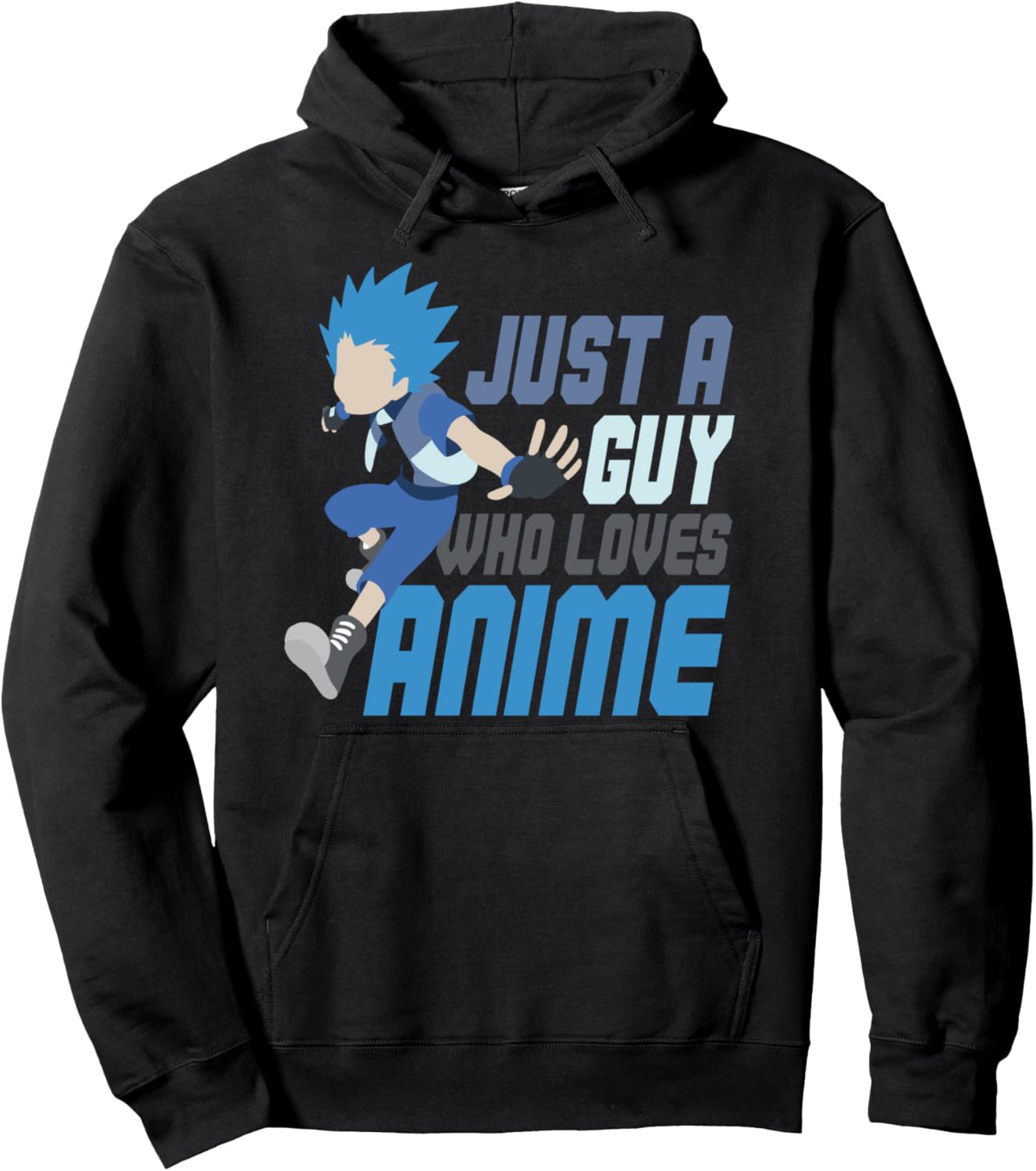 Just A Guy Who Loves Anime Shirt Anime Shirts For Boys Pullover Hoodie