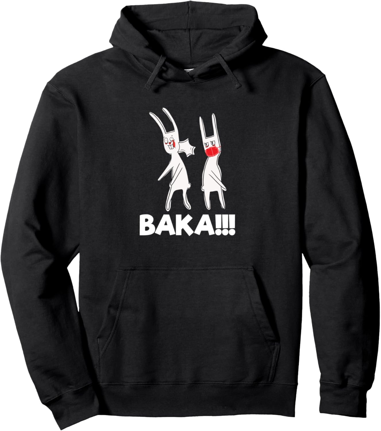 Baka shirt Anime Japanese Funny Japanese Anime Pullover Hoodie