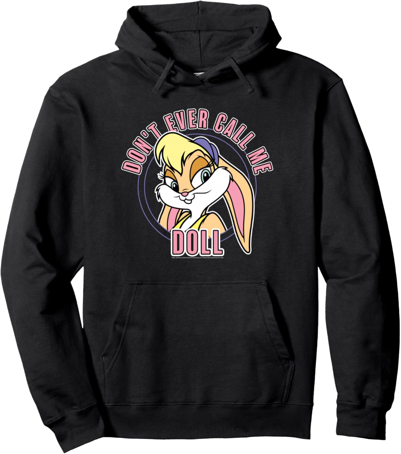 Space Jam Classic Lola Bunny Don't Ever Call Me Doll Pullover Hoodie
