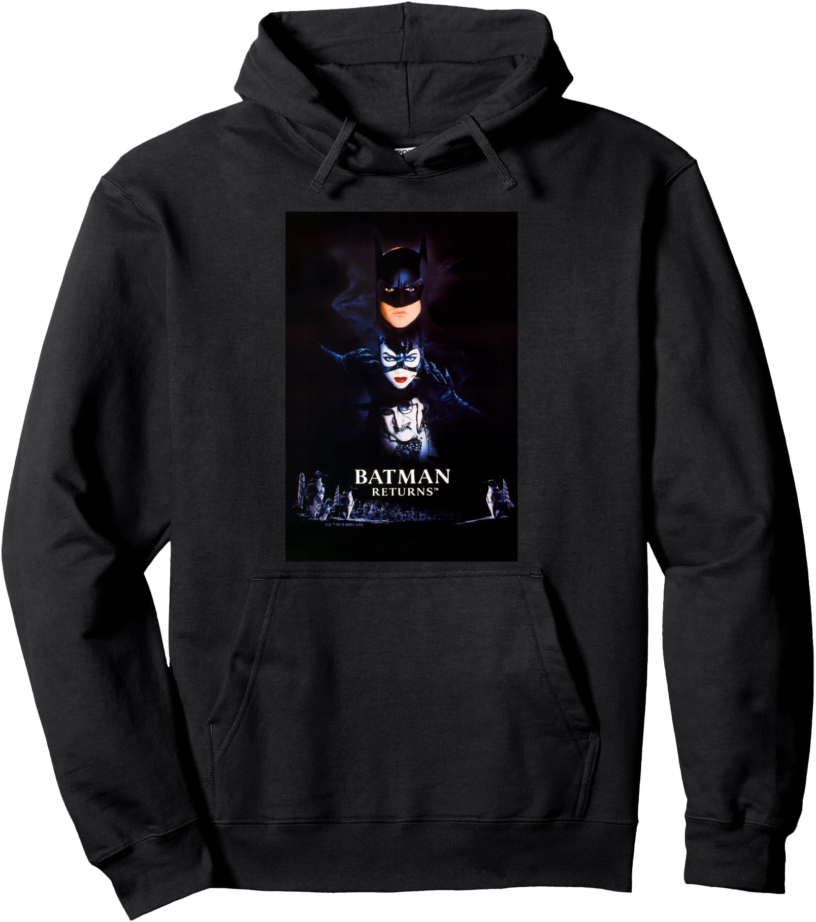 Batman Returns Batman Catwoman Penguin Poster Pullover Hoodie