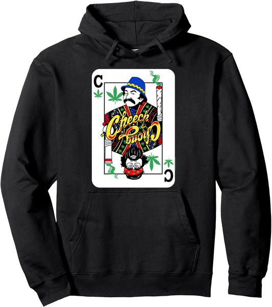 Cheech & Chong Playing Card C Of Weeds Pullover Hoodie