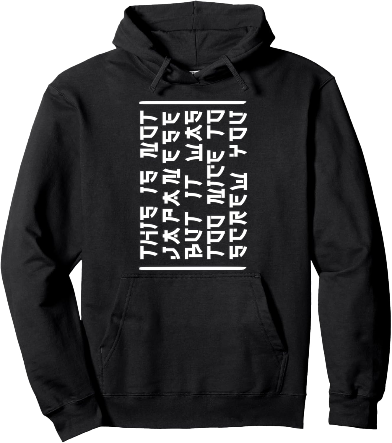 This Is Not Japanese - Tilt Your Head - Funny Japanese Anime Pullover Hoodie