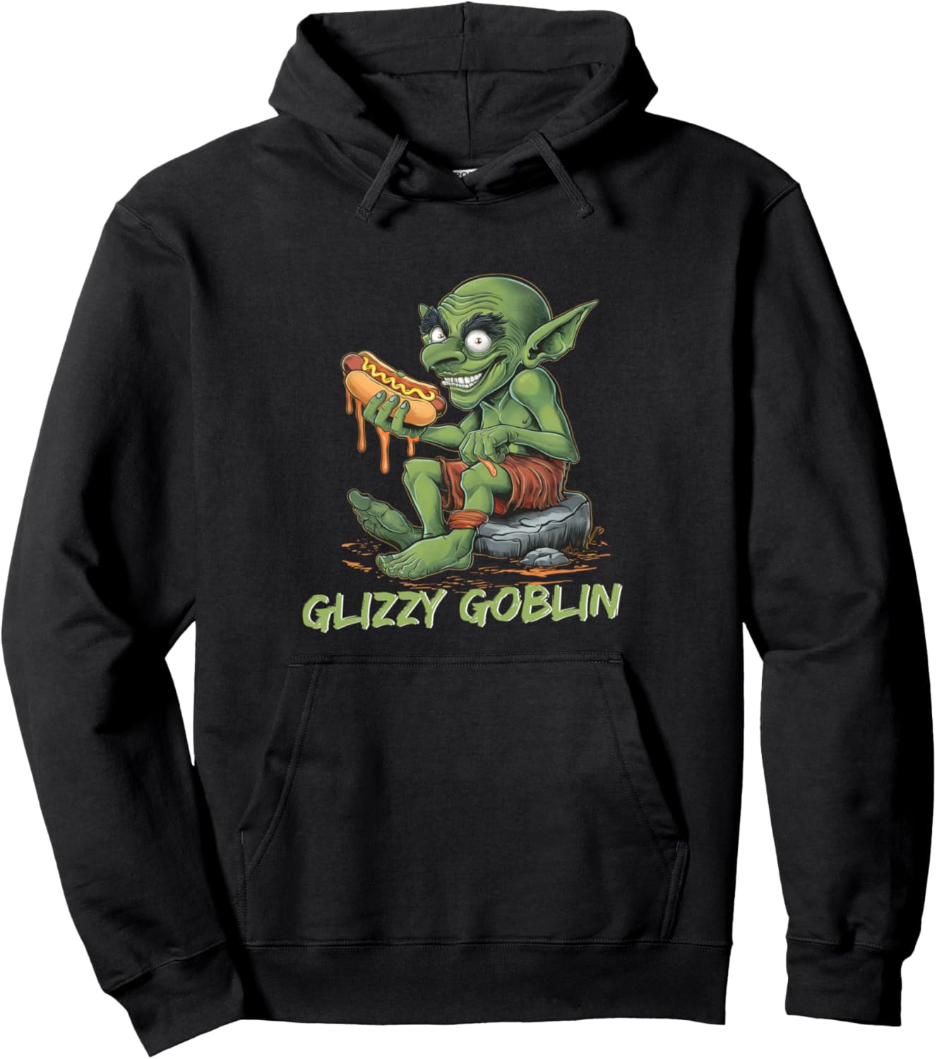 Glizzy Goblin Hot Dog Lover Funny Glizzy Gobbler Pullover Hoodie