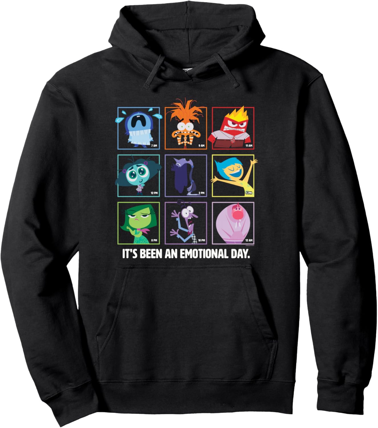 Disney and Pixar\u2019s Inside Out 2 Emotions An Emotional Day Pullover Hoodie