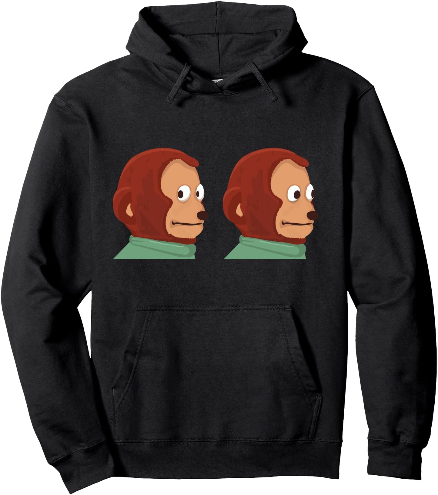 Funny Awkward Look Monkey Puppet Meme Pullover Hoodie