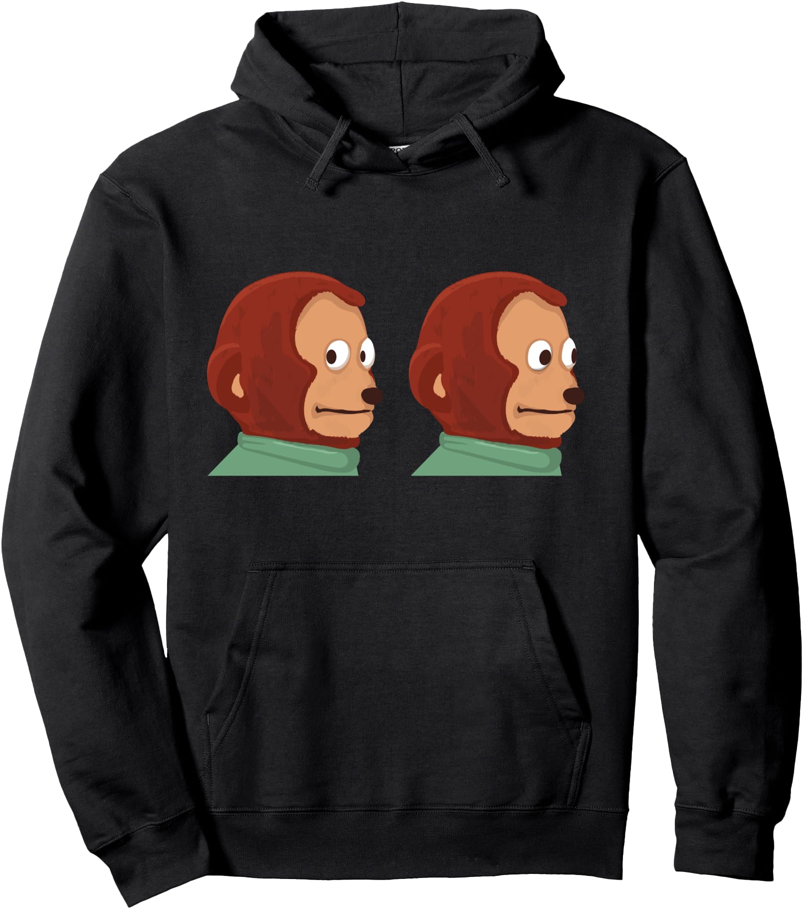 Funny Awkward Look Monkey Puppet Meme Pullover Hoodie