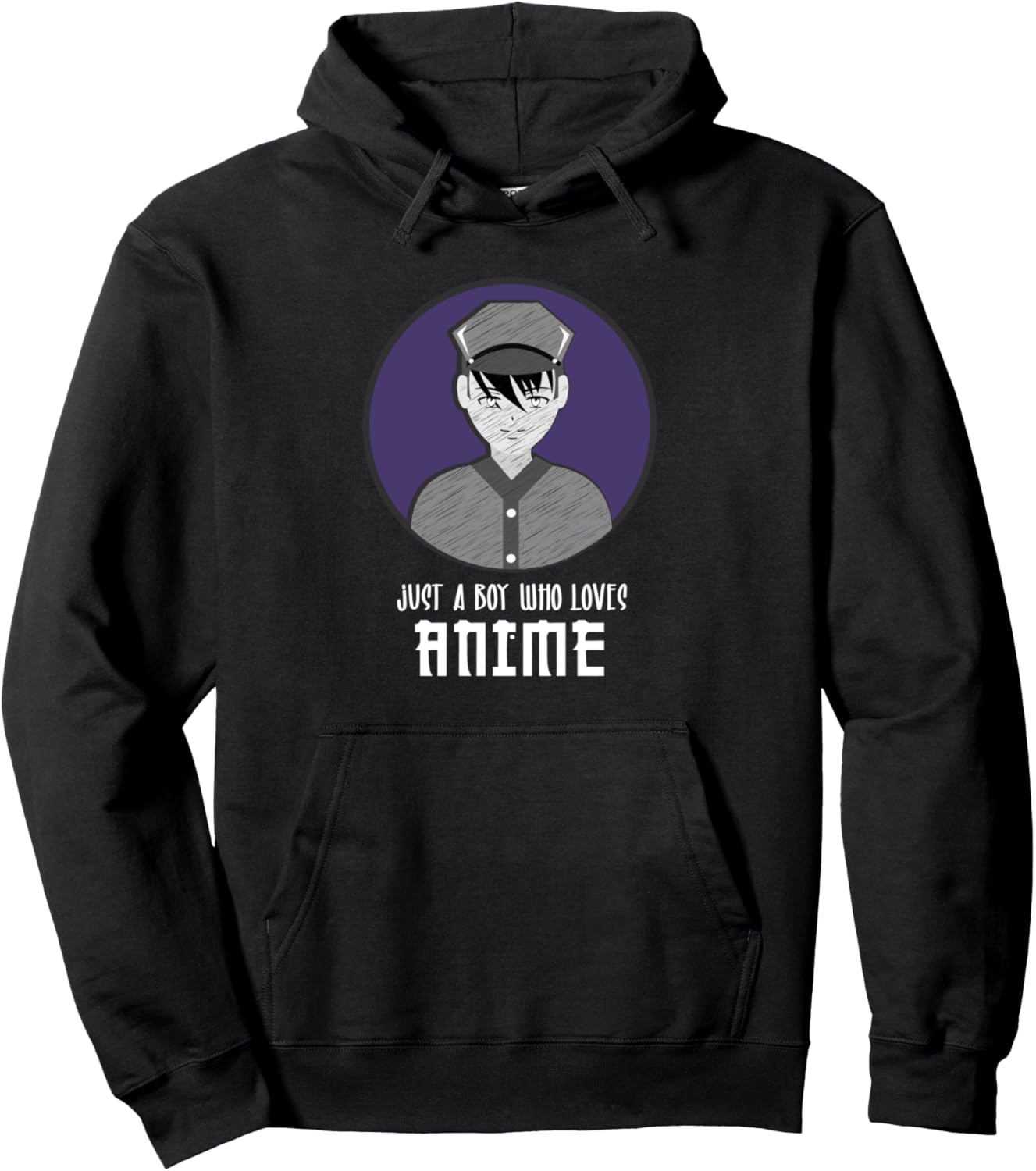 Kawaii shirt for Boys for Anime Boys Pullover Hoodie