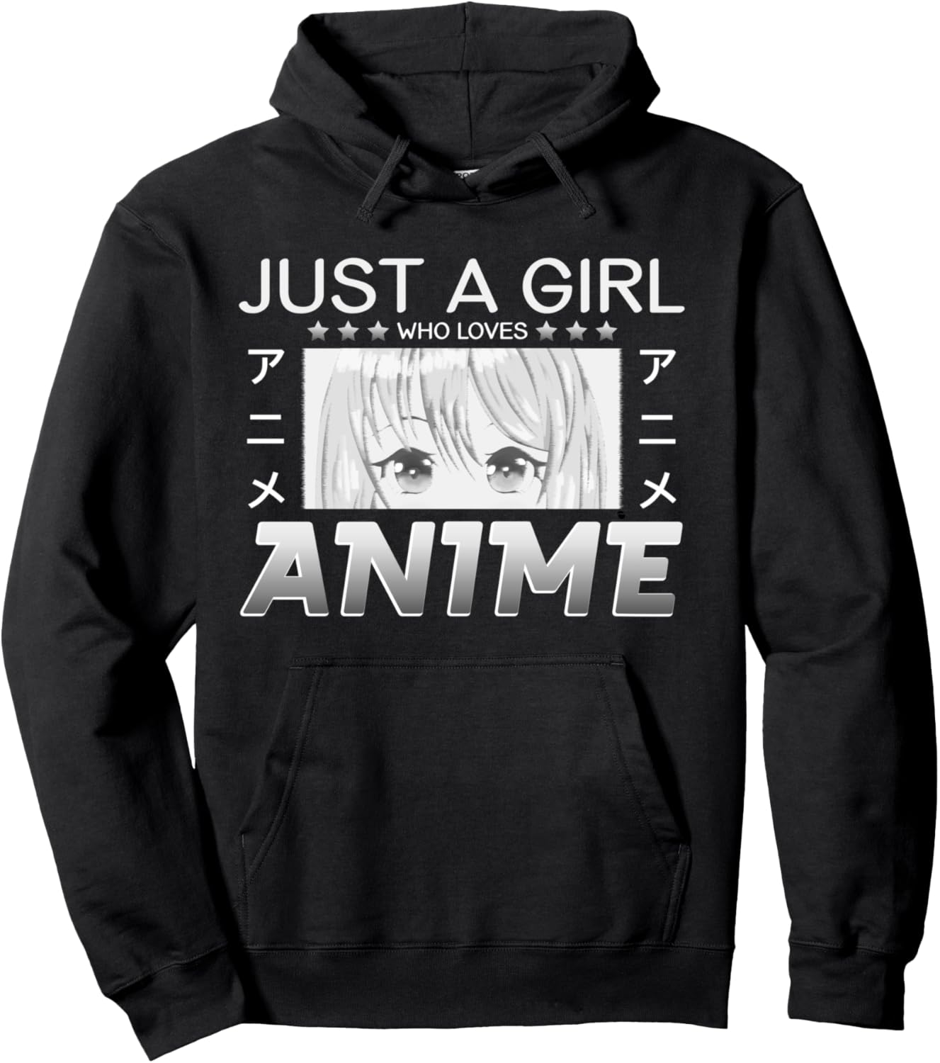 Just a girl who loves Anime Pullover Hoodie