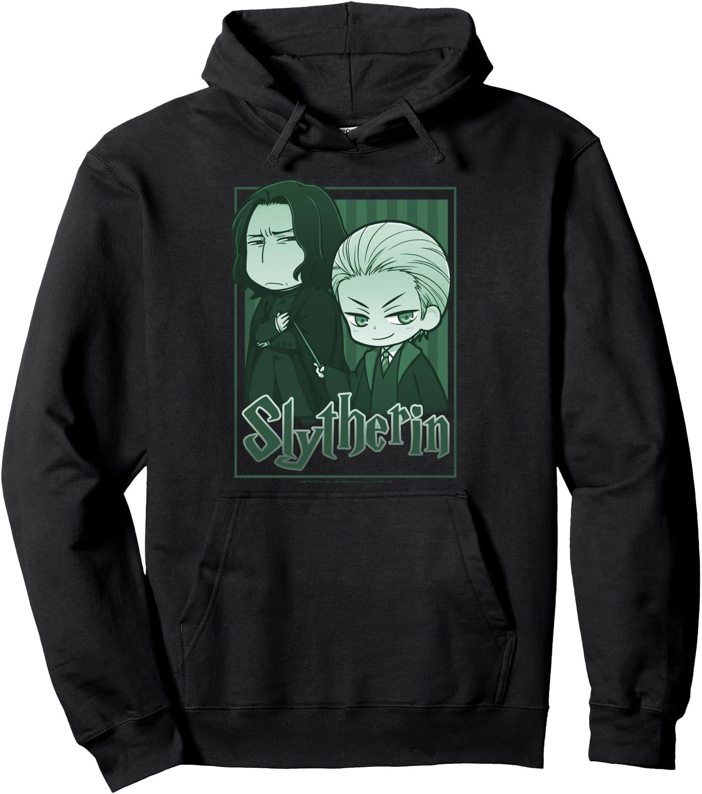 Harry Potter Slytherin Snape & Draco Anime Pullover Hoodie