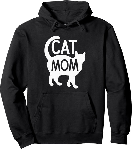 Cat Mom Cat Lover Kitty Feline Fur Mama Pet Owner Pullover Hoodie