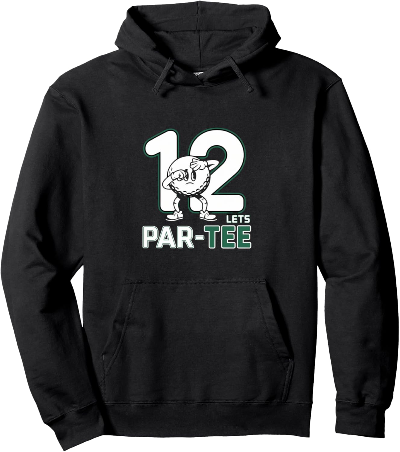 I'm 12 Let's Par Tee 12th Years Old Golf Party Birthday Kids Pullover Hoodie