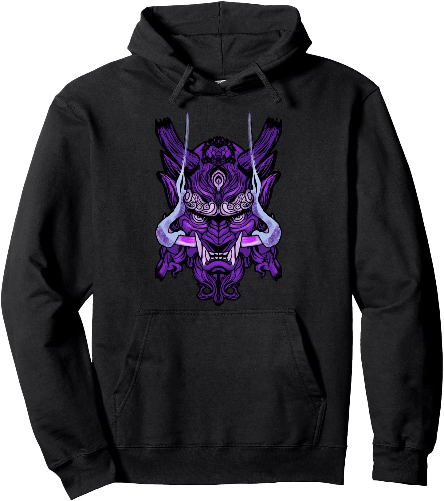 Oni Demon Japanese Devil Pullover Hoodie