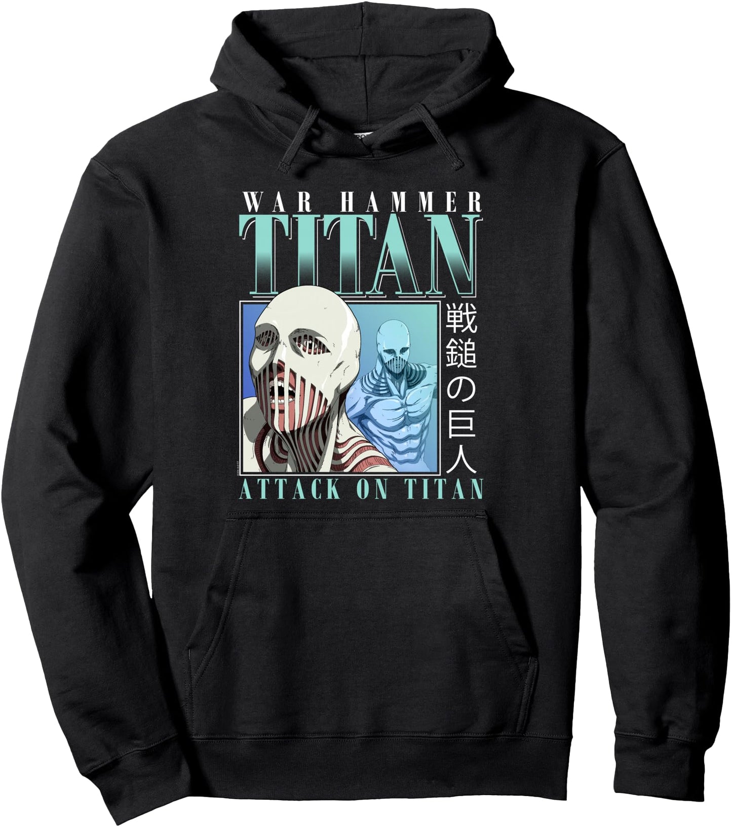 Attack on Titan Season 4 War Hammer 90's Collage Anime Pullover Hoodie