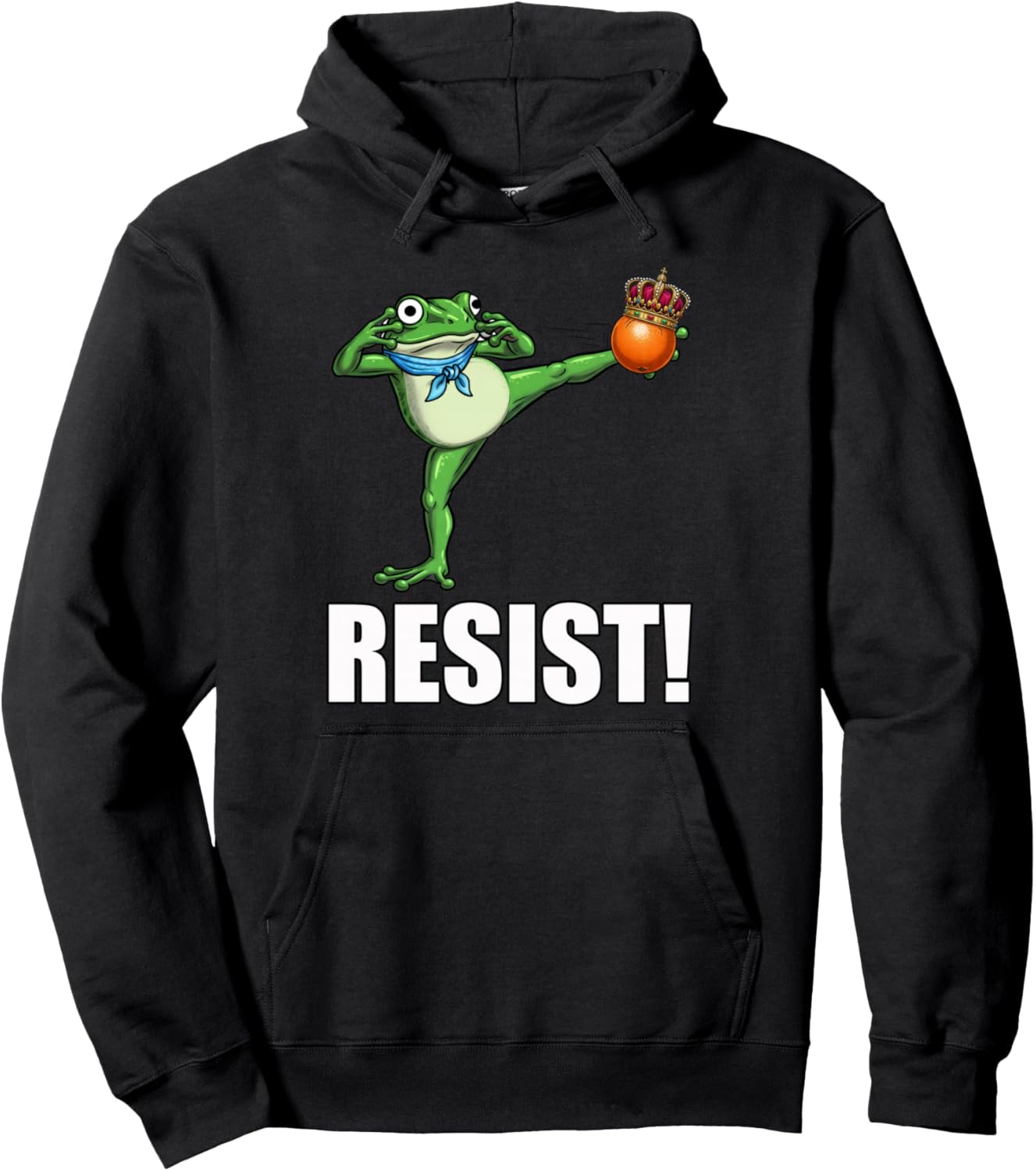 Portland Frog Protest Shirt Funny Portland Frog Protest Pullover Hoodie