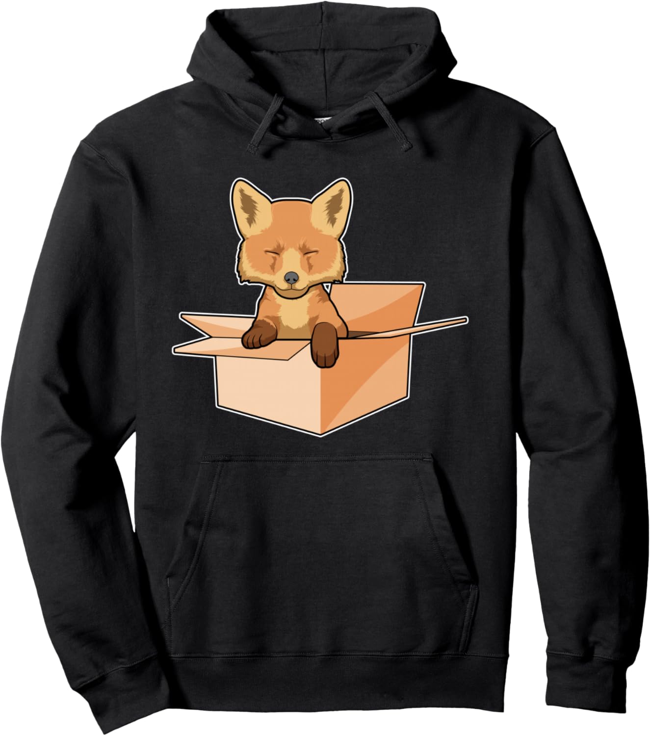 Fox Cardboard box Pullover Hoodie