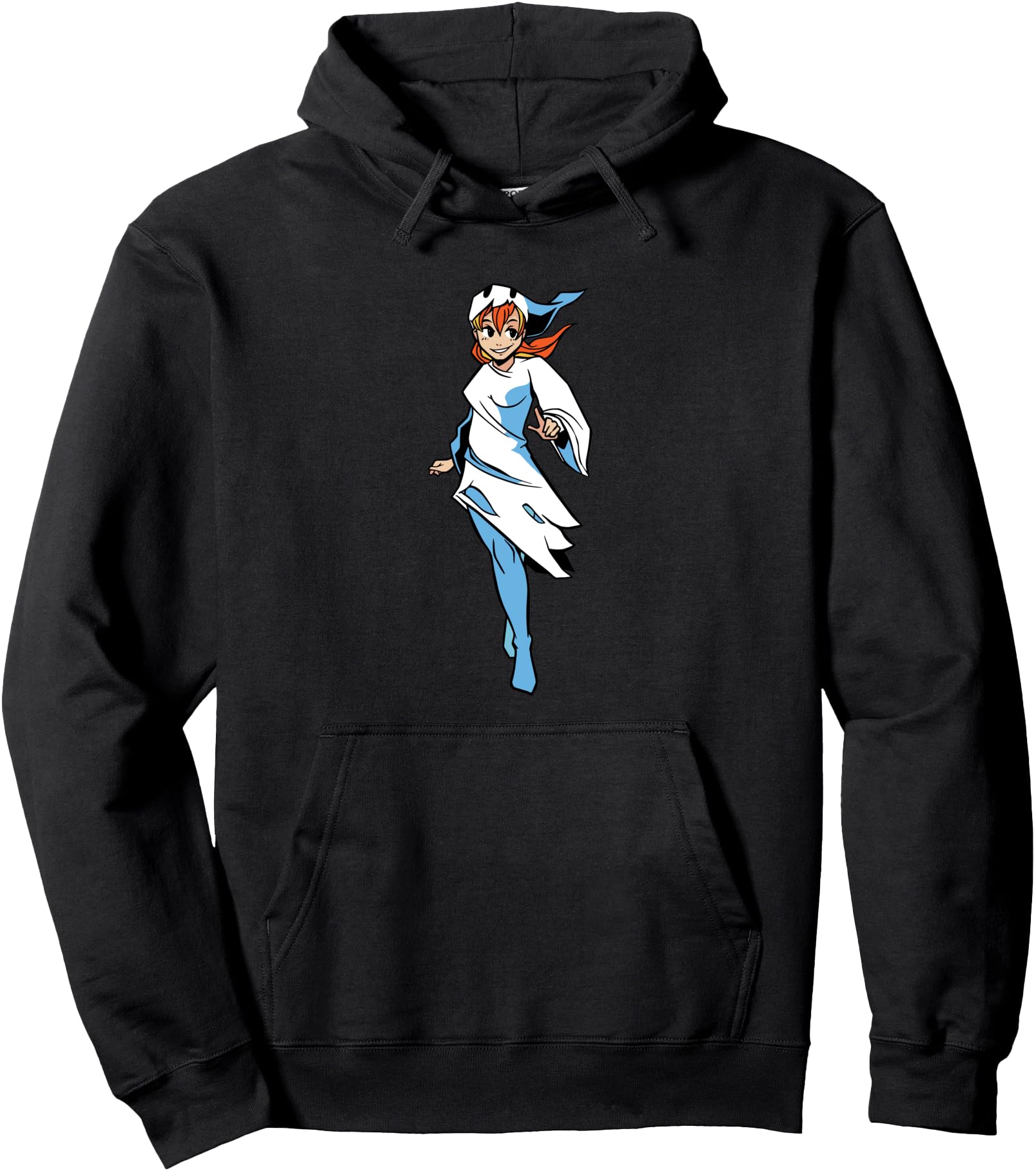 Anime Girl Ghost Lazy Halloween Costume Cute Japanese Otaku Pullover Hoodie