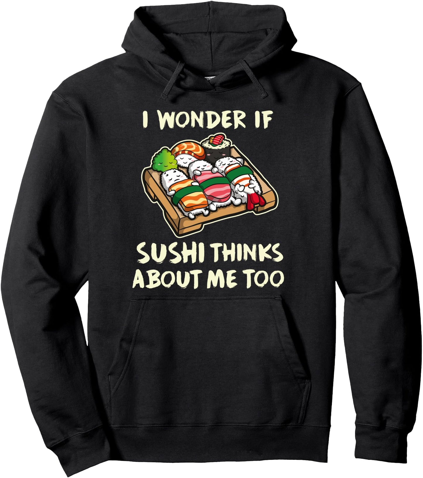 Japanese Anime Kawaii Sushi Pullover Hoodie