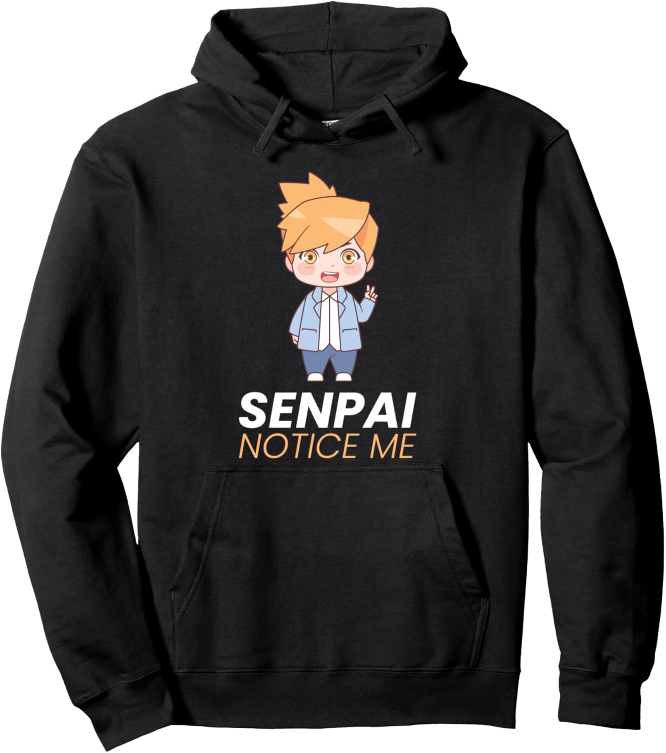 I hope Senpai notices me kawaii accessories Anime Pullover Hoodie