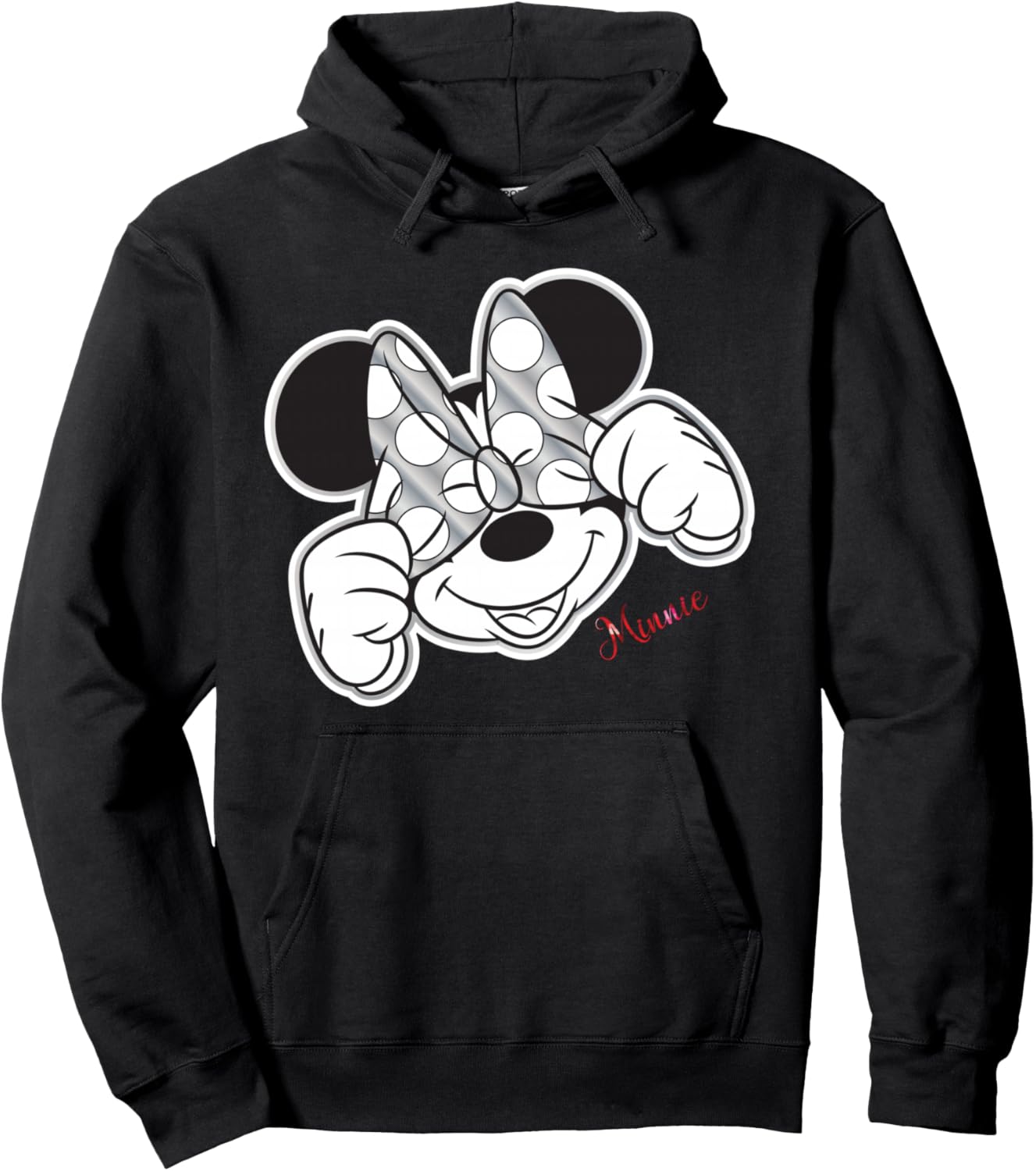 Disney Minnie Mouse Bow Over Pullover Hoodie