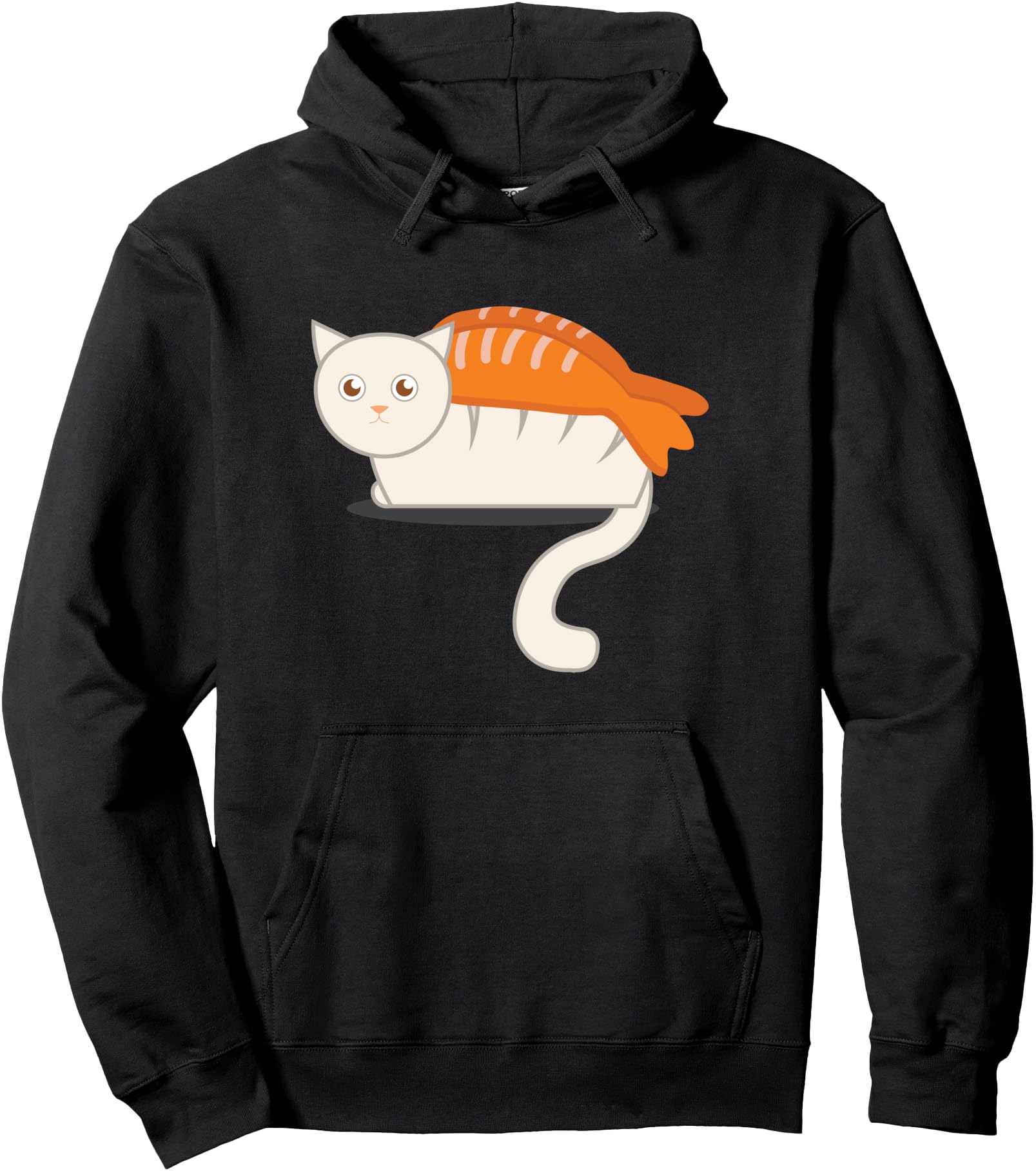 Animal Sushi Cat Lover Japanese Funny Kawaii Anime Pullover Hoodie